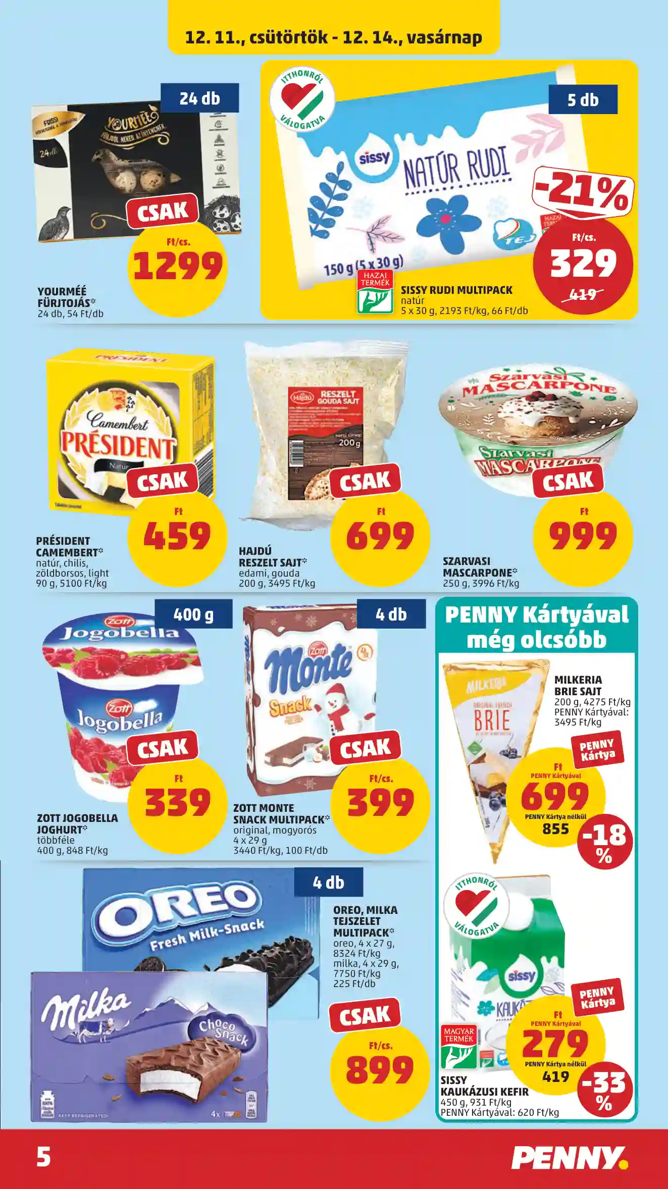 Penny akciós újság 50. hét (43 oldal)