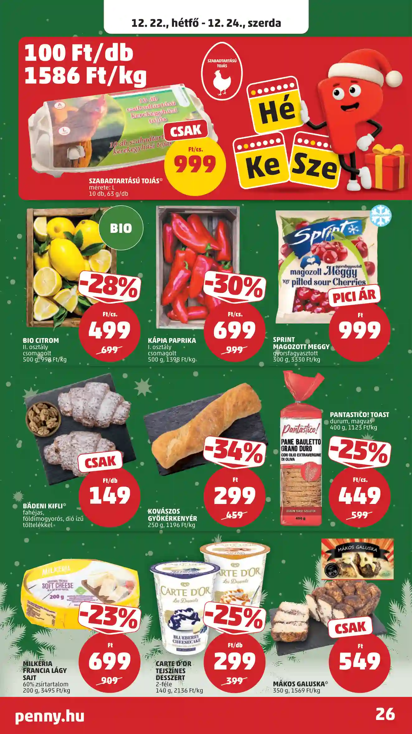 Penny akciós újság 51. hét (23 oldal)