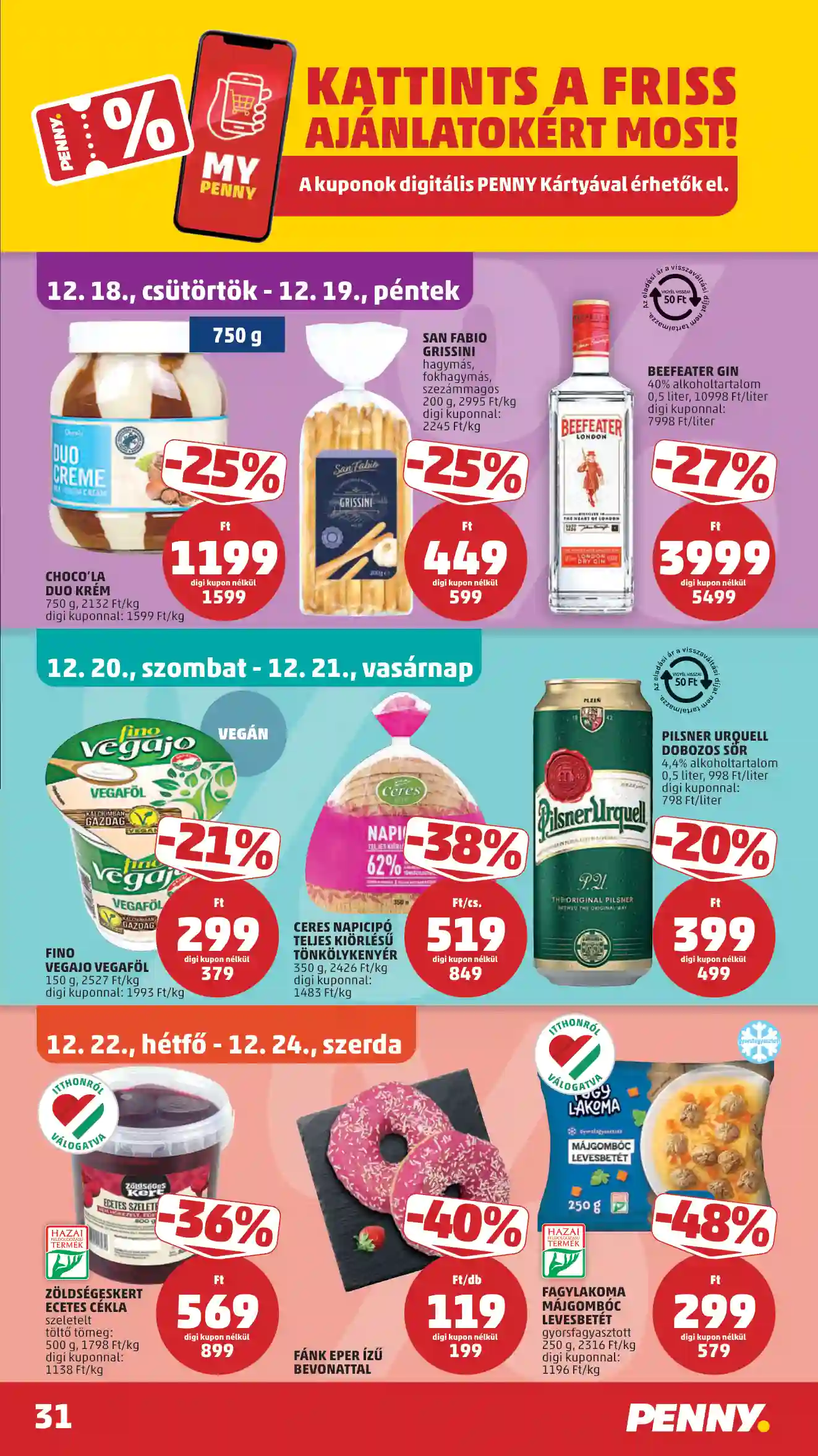 Penny akciós újság 51. hét (30 oldal)