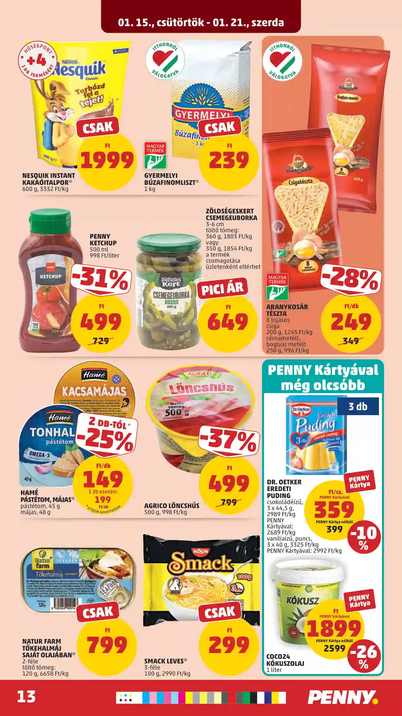 Penny akciós újság 3. hét (9 oldal)