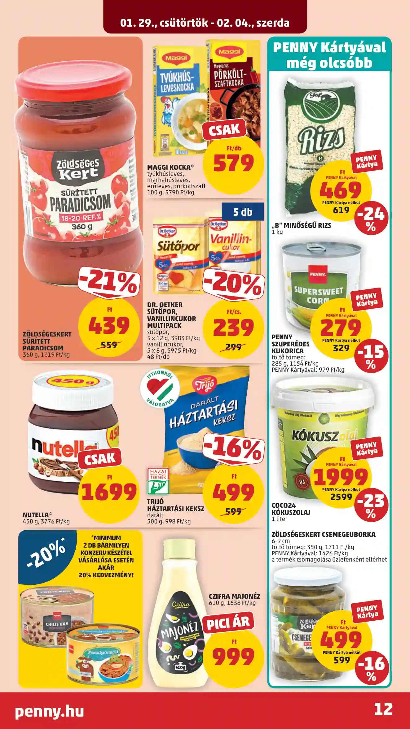 Penny akciós újság 5. hét (8 oldal)
