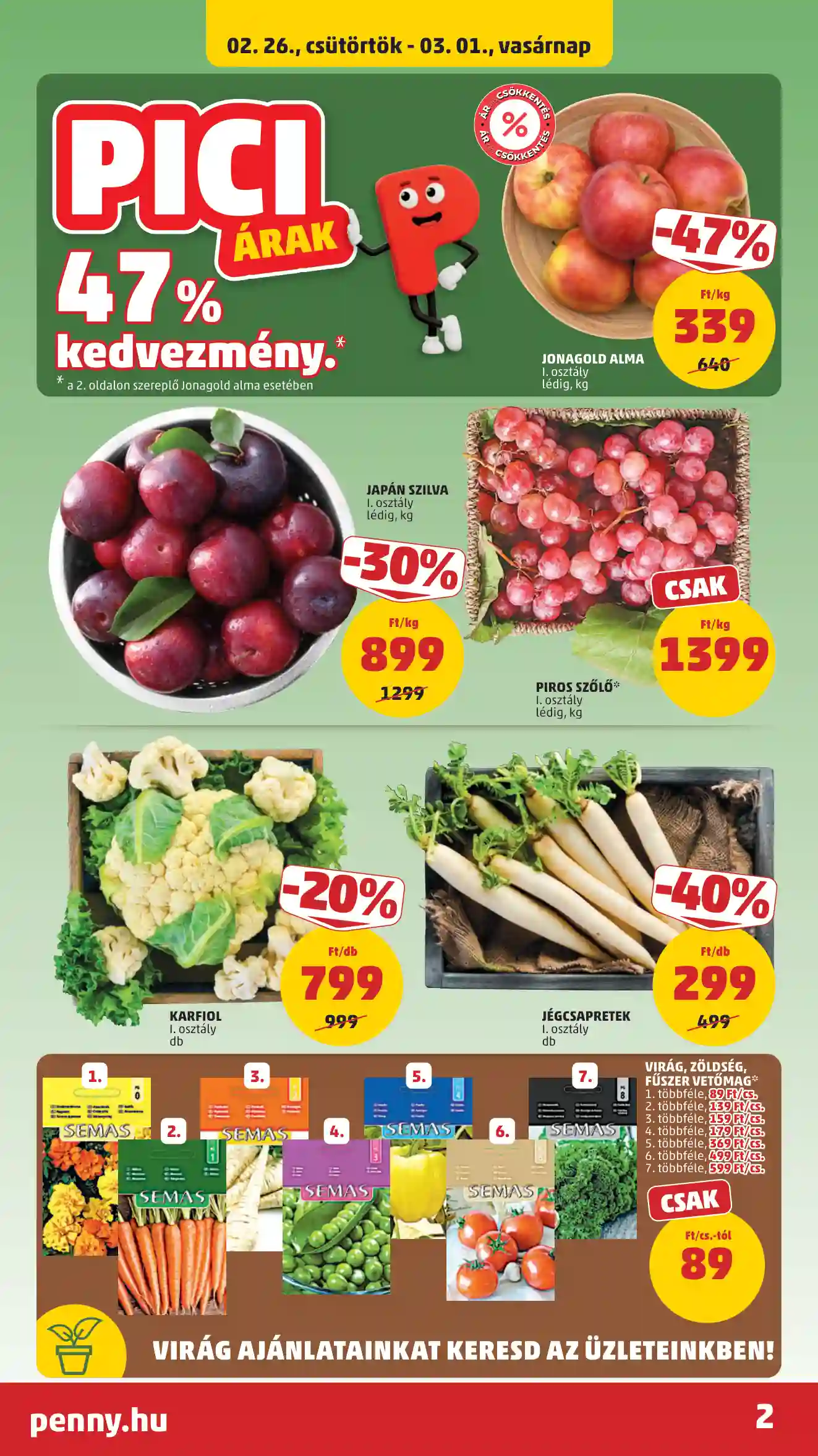 Penny akciós újság 9. hét (2 oldal)