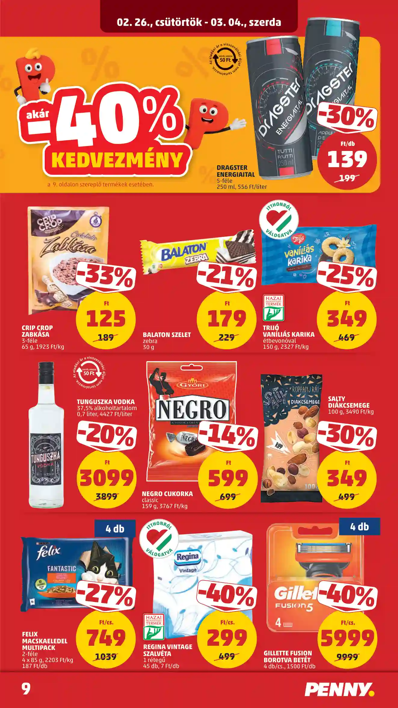 Penny akciós újság 9. hét (3 oldal)