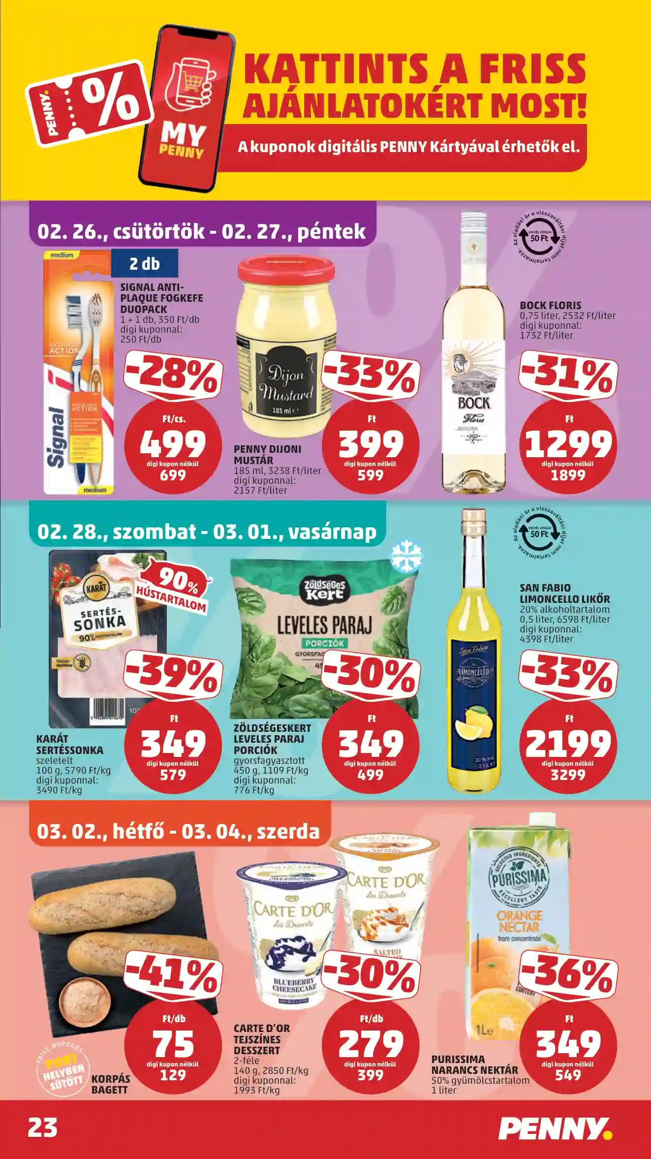 Penny akciós újság 9. hét (20 oldal)