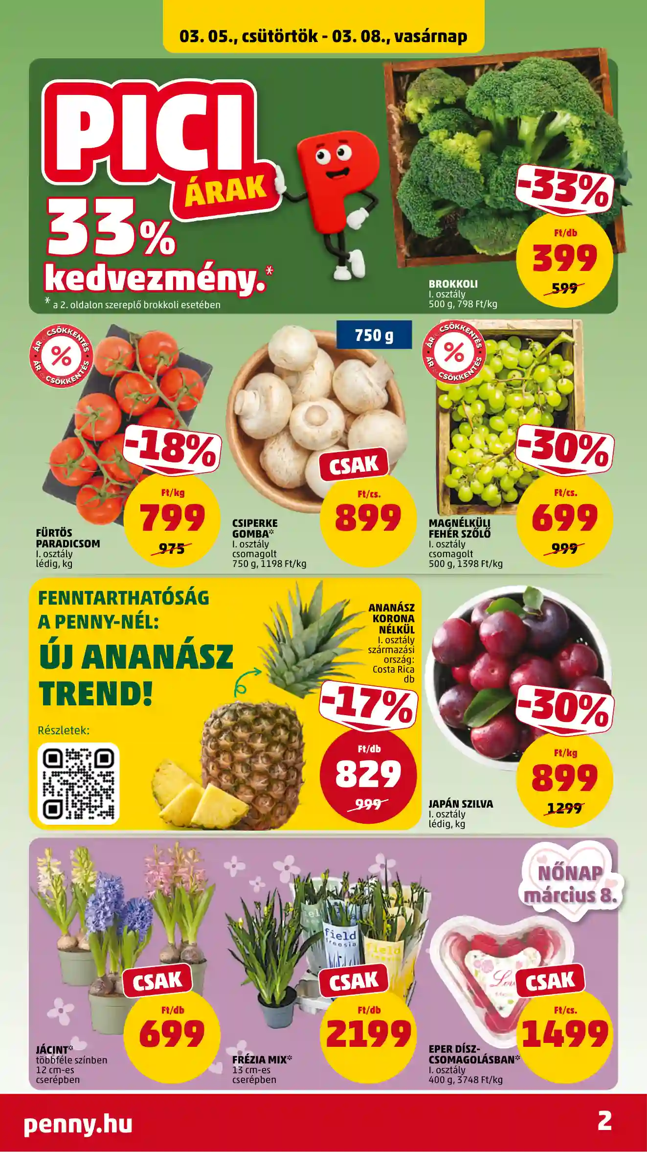 PENNY AKCIÓS ÚJSÁG 10. HÉT  (2 oldal)