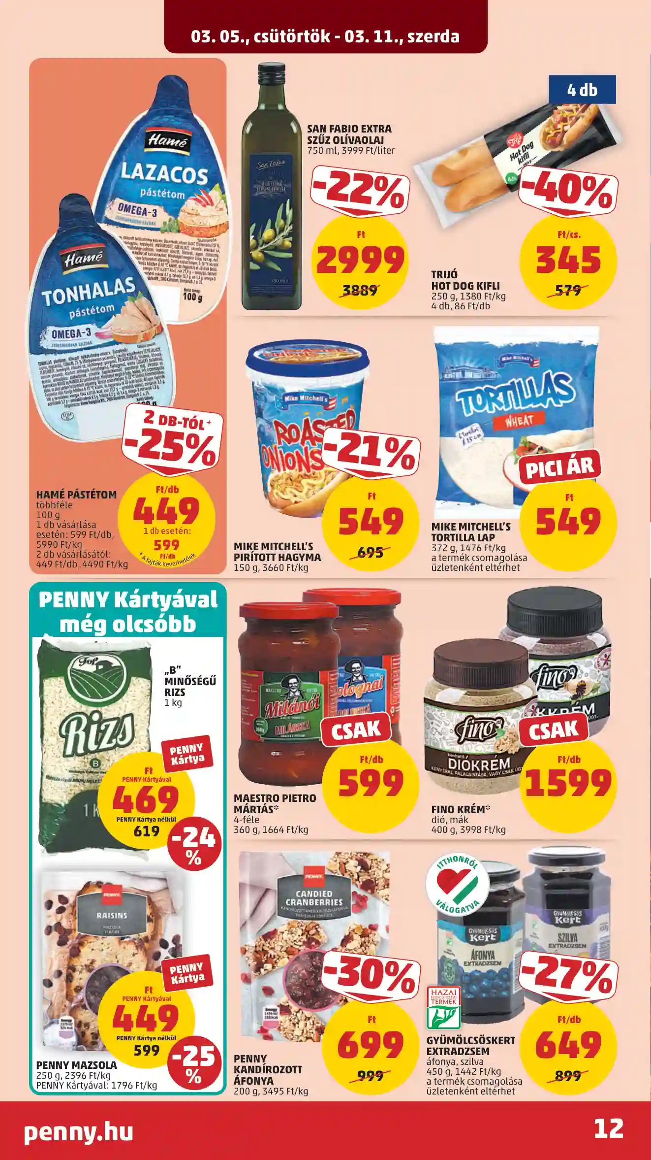 PENNY AKCIÓS ÚJSÁG 10. HÉT  (8 oldal)