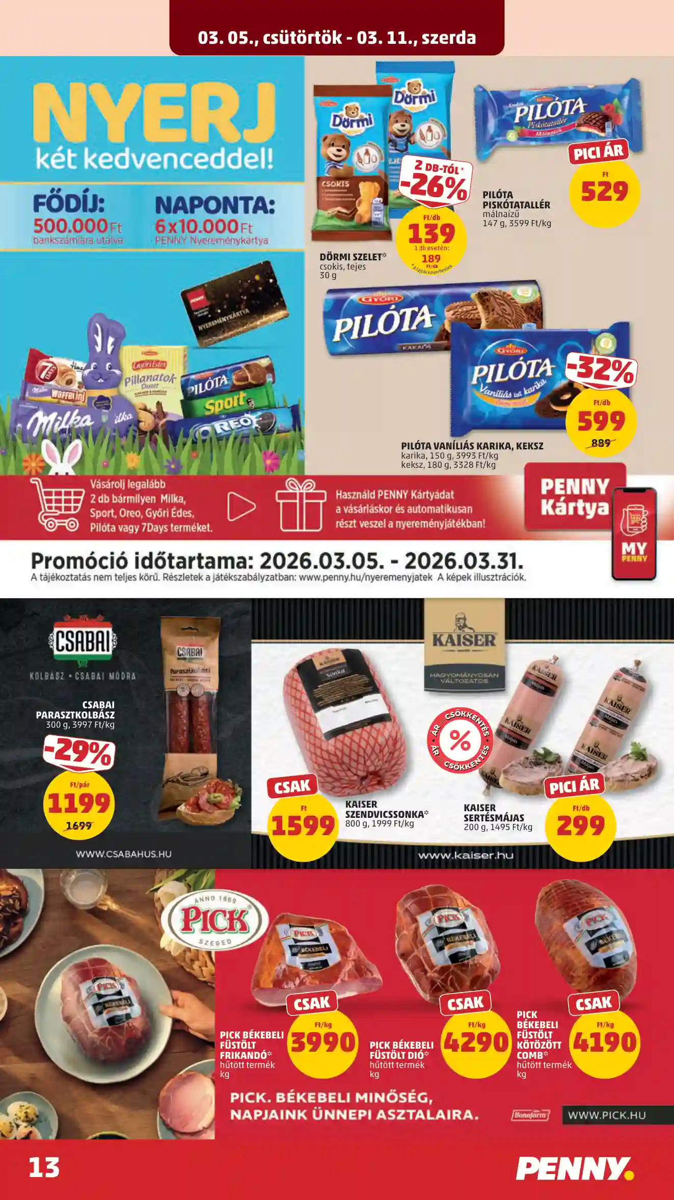 PENNY AKCIÓS ÚJSÁG 10. HÉT  (9 oldal)