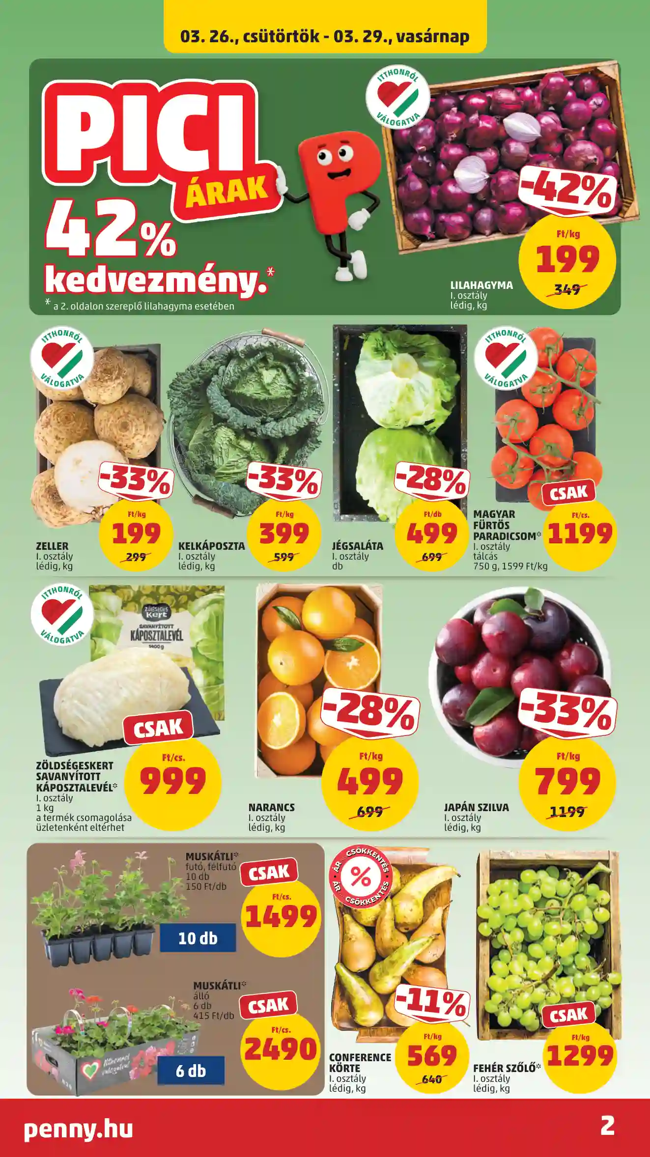PENNY AKCIÓS ÚJSÁG 13. HÉT  (2 oldal)