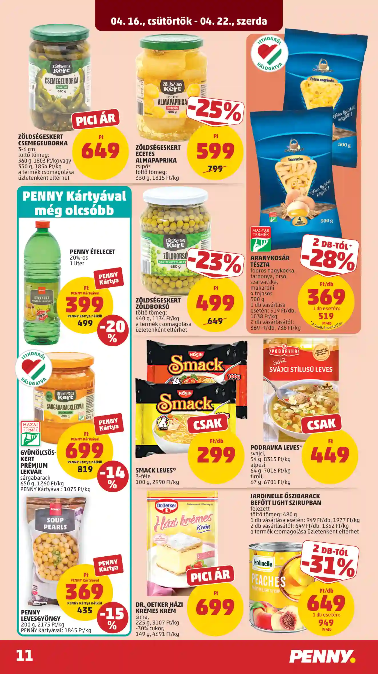 PENNY AKCIÓS ÚJSÁG 16. HÉT  (7 oldal)