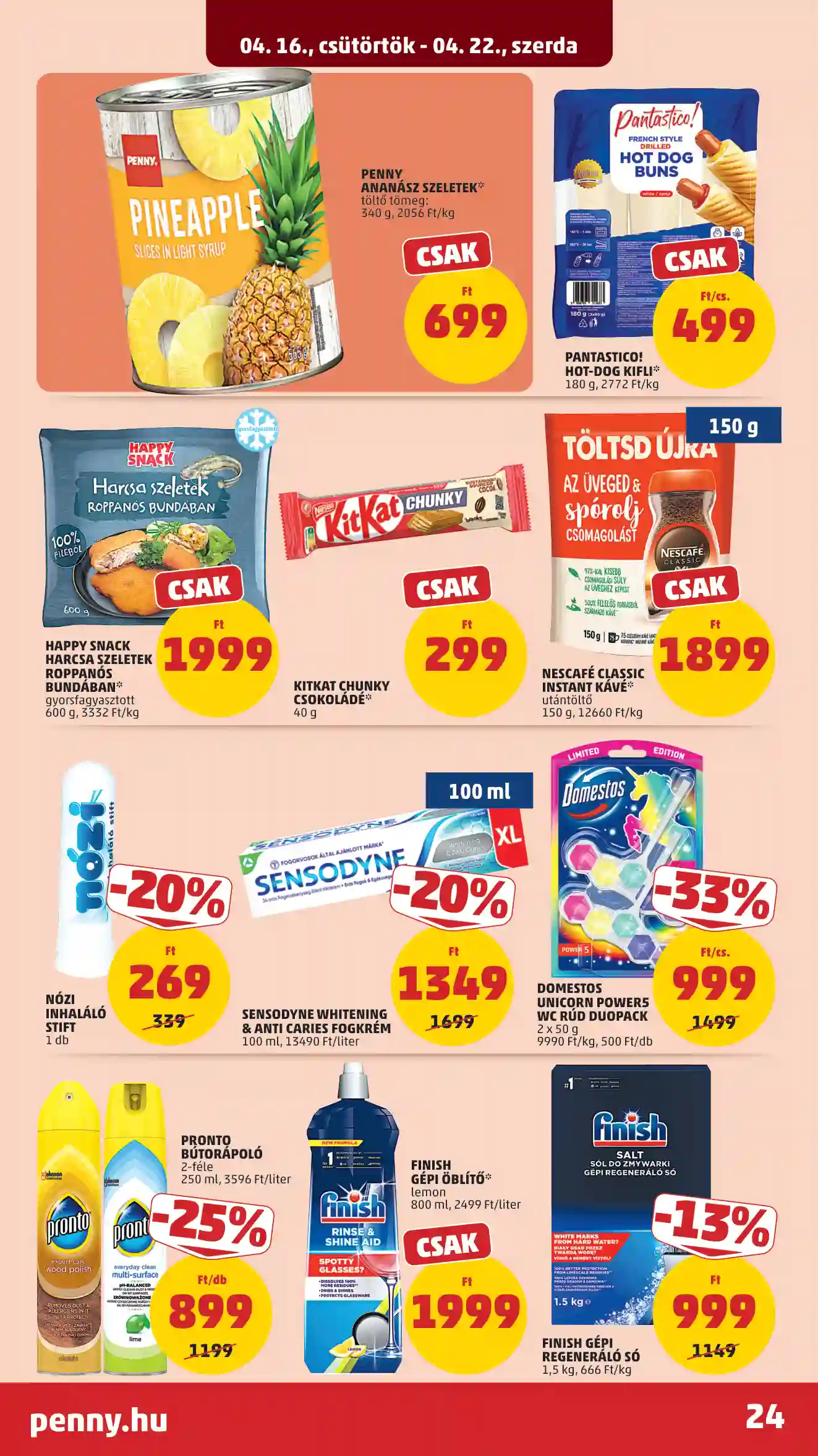 PENNY AKCIÓS ÚJSÁG 16. HÉT  (21 oldal)