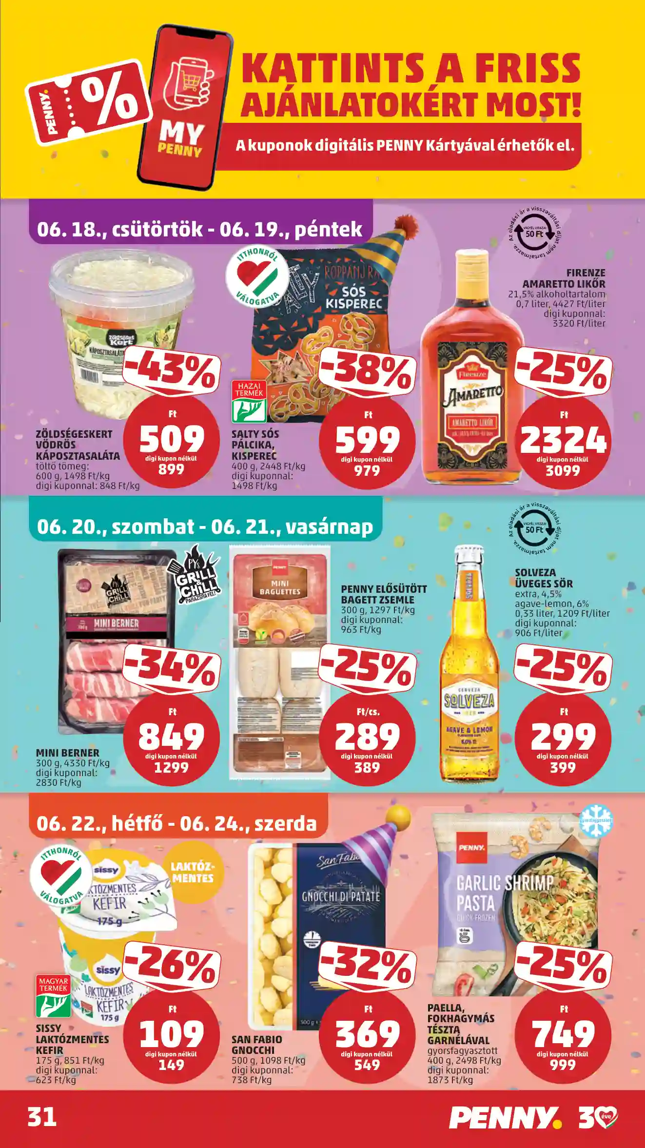 Penny akciós újság 25. hét (27 oldal)
