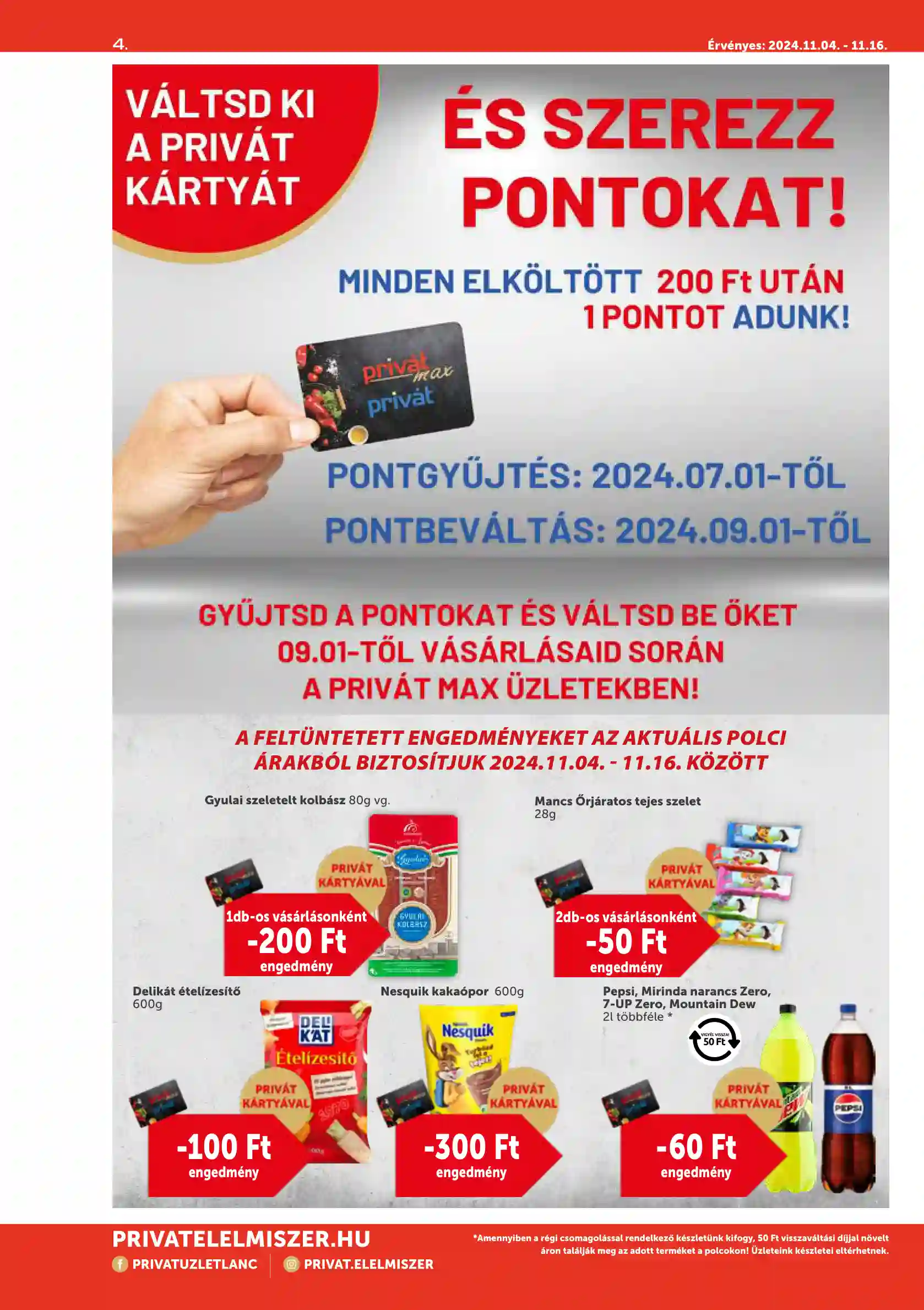 PRIVAT AKCIÓS ÚJSÁG 45. HÉT  (10 oldal)