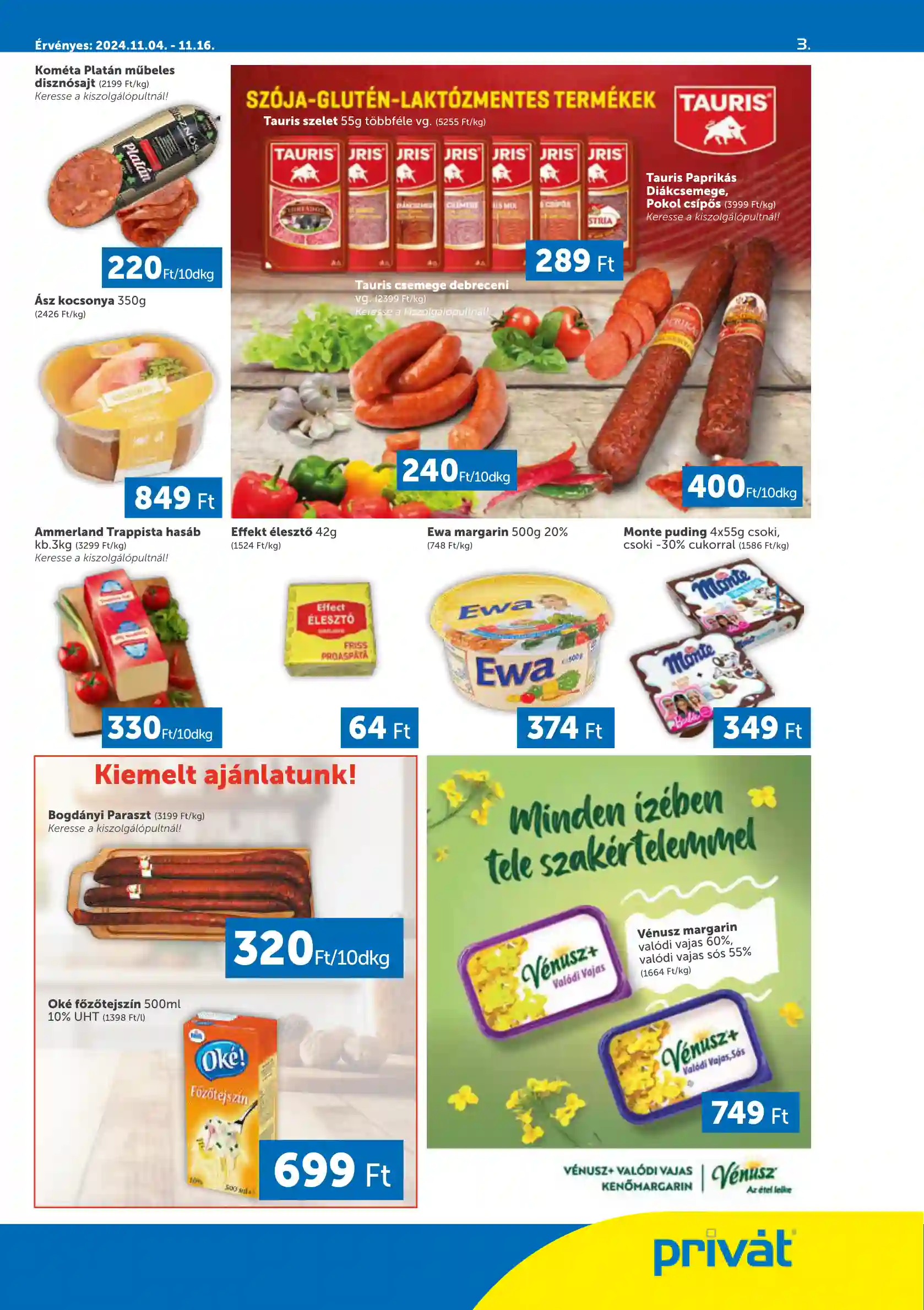 PRIVAT AKCIÓS ÚJSÁG 45. HÉT  (3 oldal)