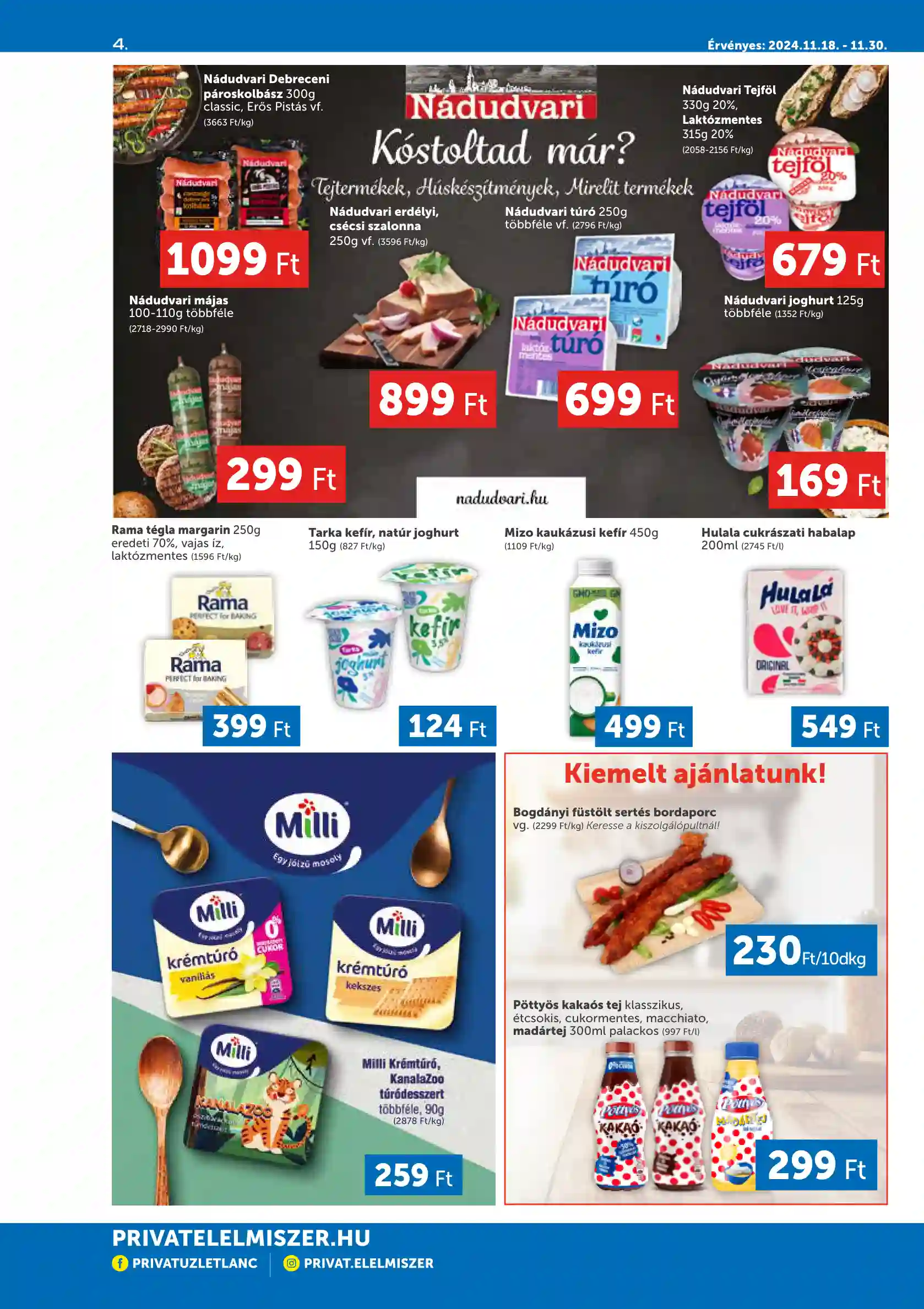 PRIVAT AKCIÓS ÚJSÁG 47. HÉT  (4 oldal)