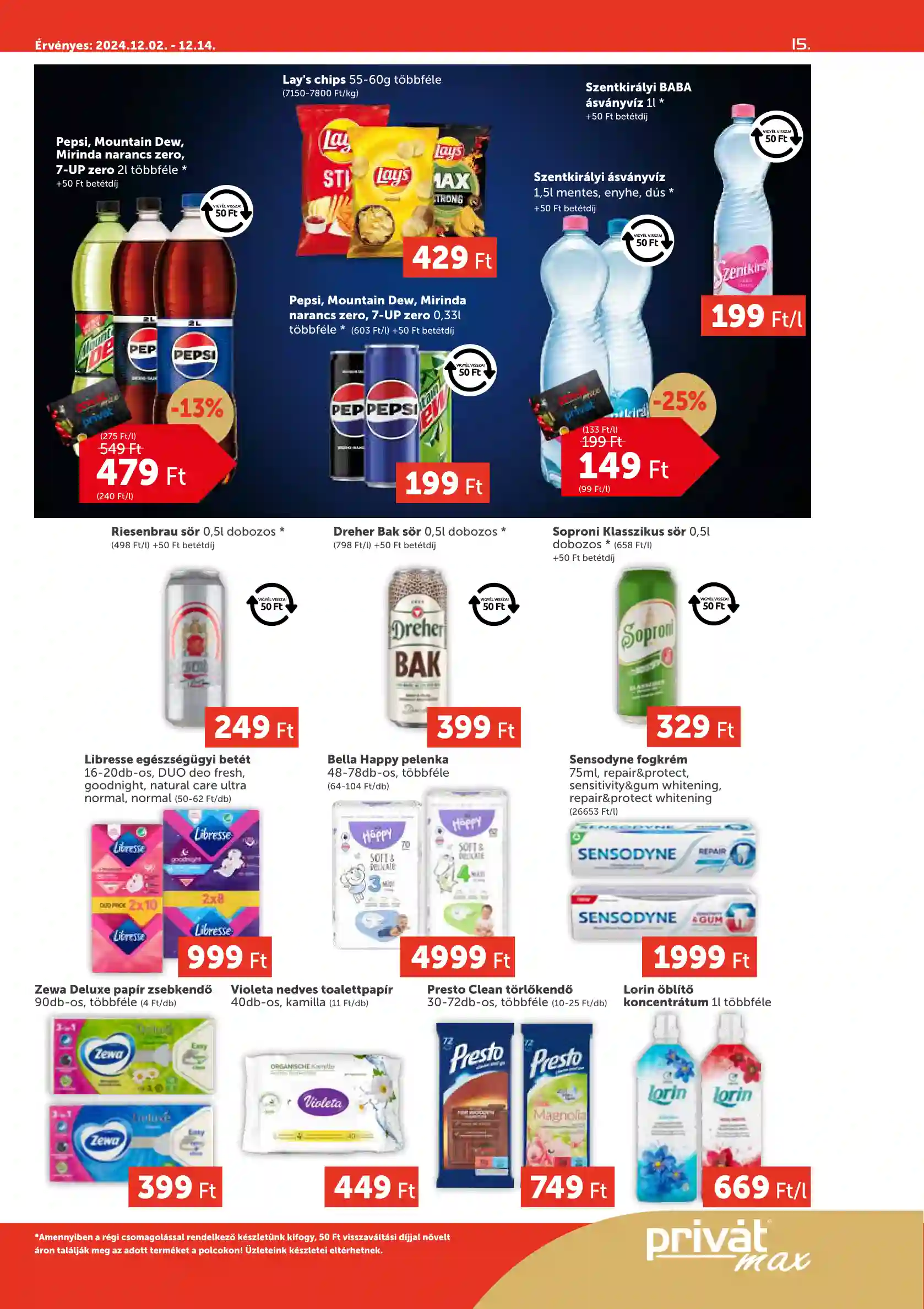 PRIVAT AKCIÓS ÚJSÁG 49. HÉT  (7 oldal)