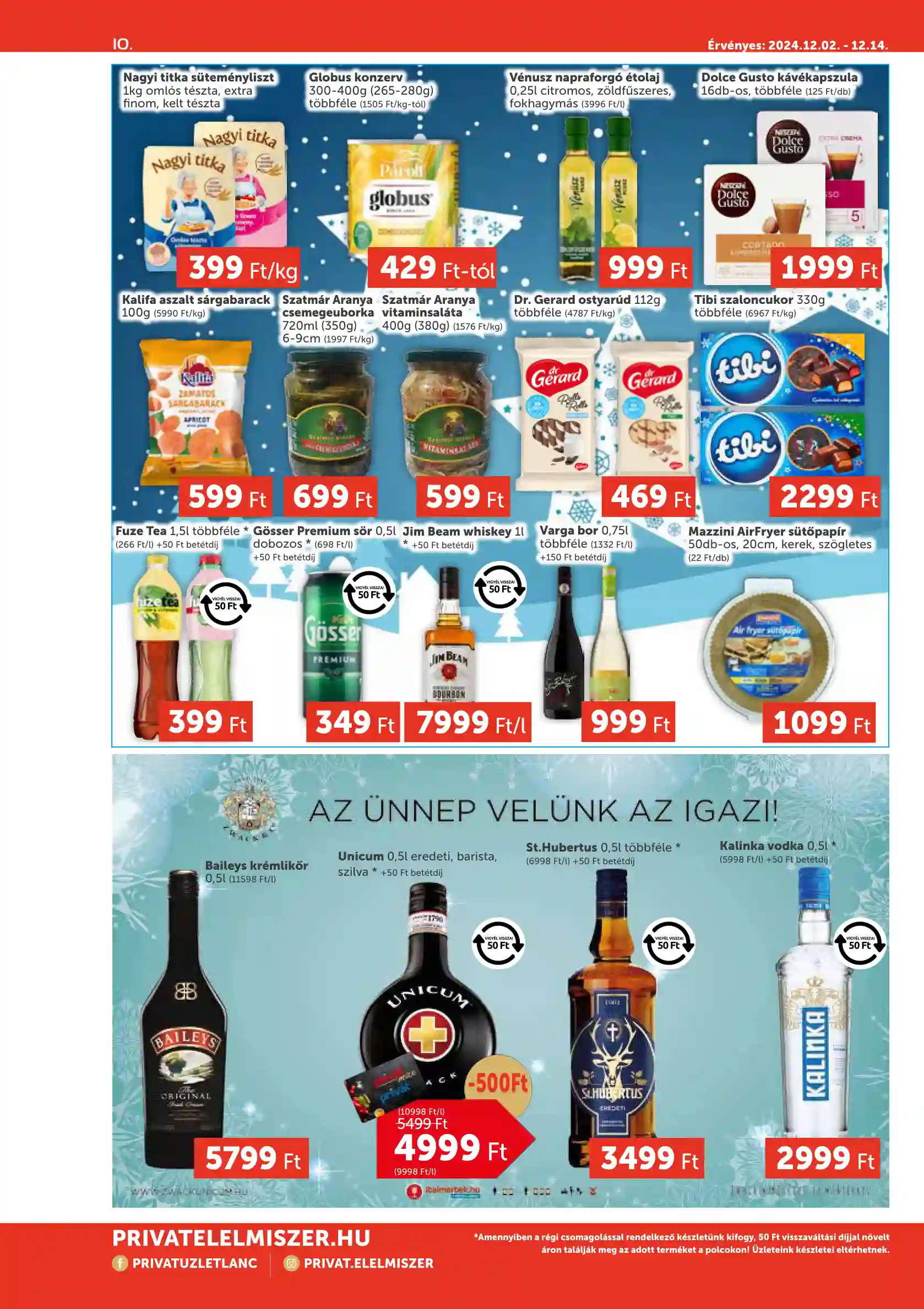 PRIVAT AKCIÓS ÚJSÁG 49. HÉT  (16 oldal)