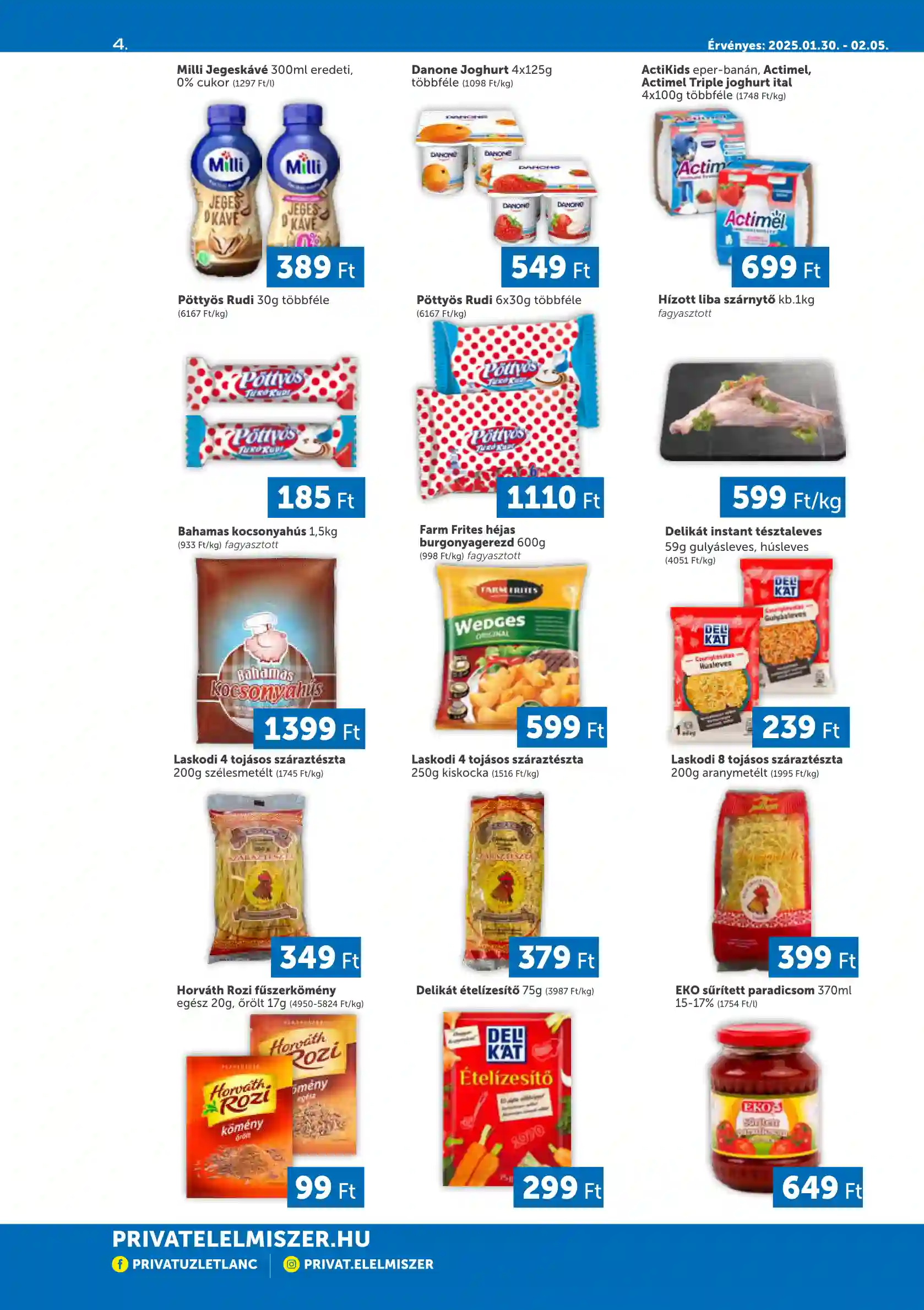 PRIVAT AKCIÓS ÚJSÁG 5. HÉT  (4 oldal)
