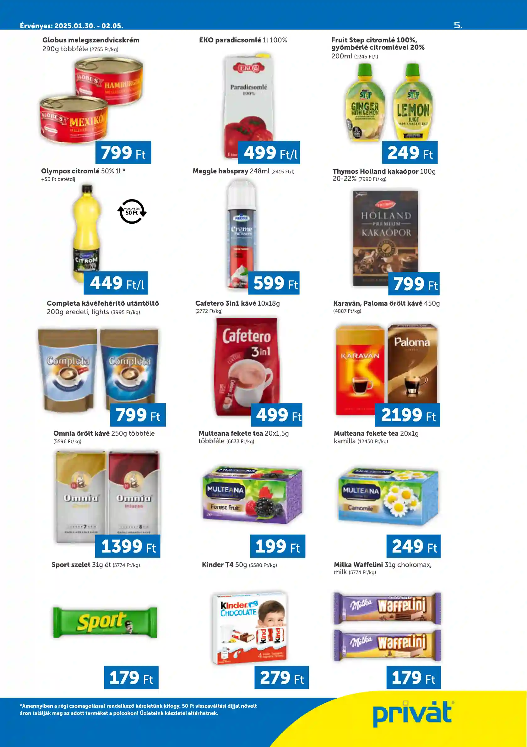 PRIVAT AKCIÓS ÚJSÁG 5. HÉT  (5 oldal)