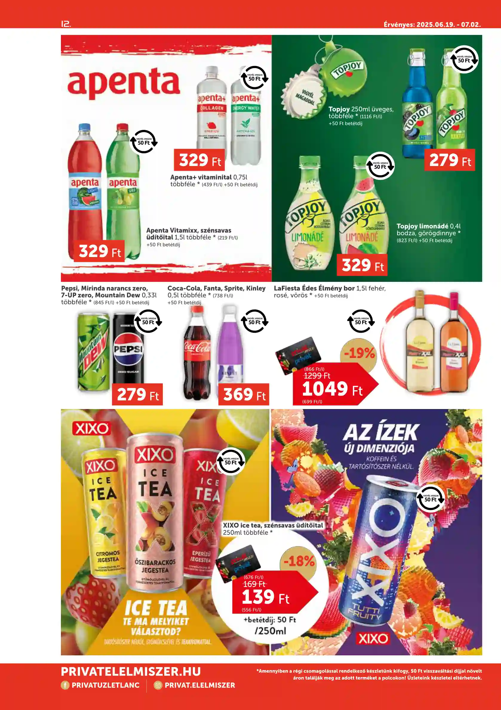 PRIVAT AKCIÓS ÚJSÁG 25. HÉT  (4 oldal)