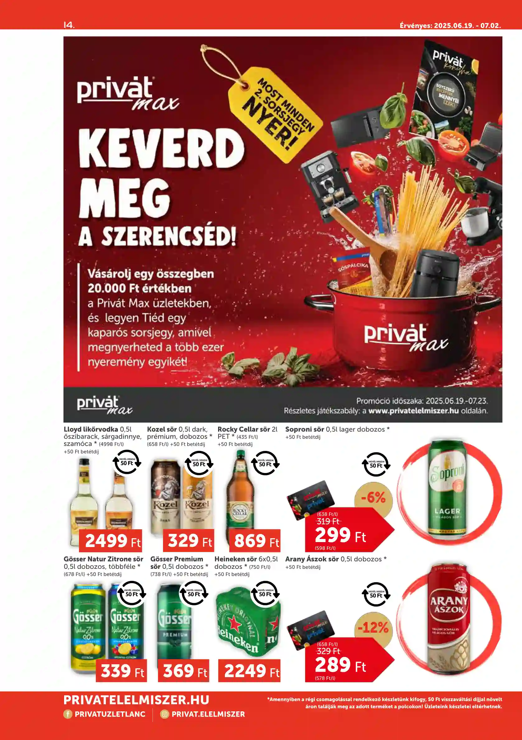 PRIVAT AKCIÓS ÚJSÁG 25. HÉT  (6 oldal)