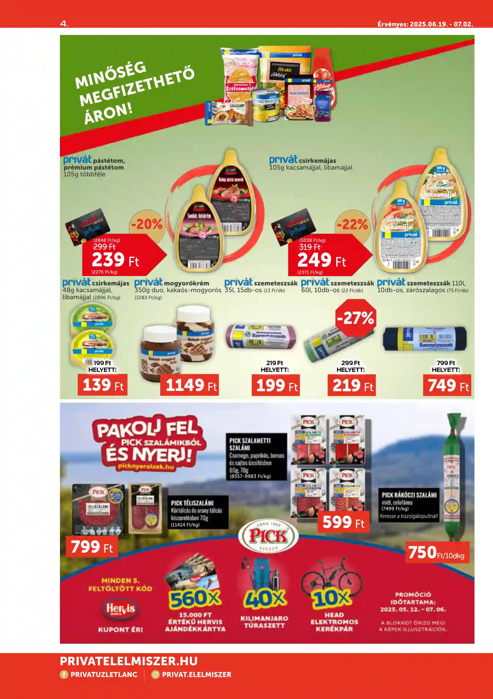 PRIVAT AKCIÓS ÚJSÁG 25. HÉT  (10 oldal)