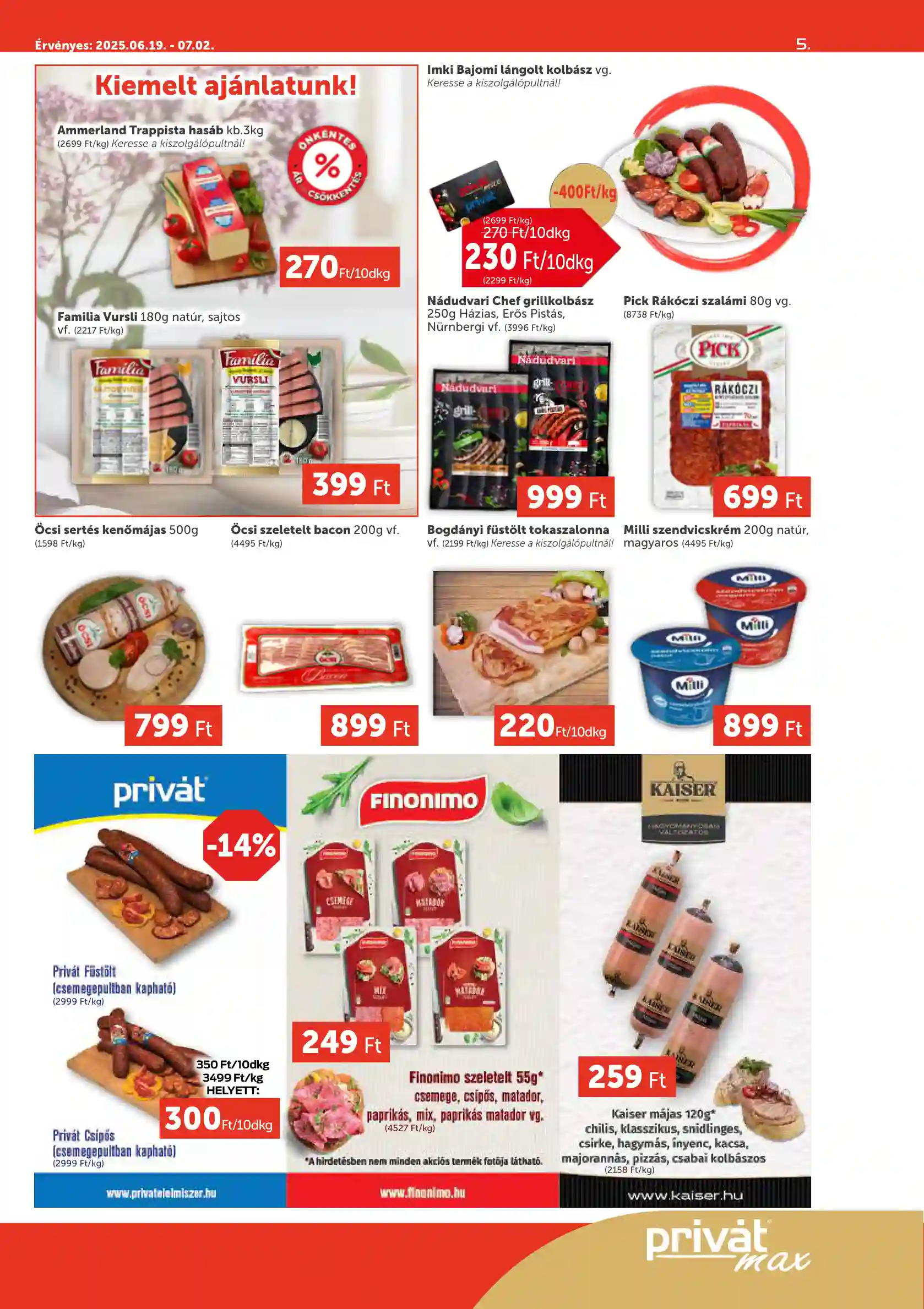 PRIVAT AKCIÓS ÚJSÁG 25. HÉT  (11 oldal)