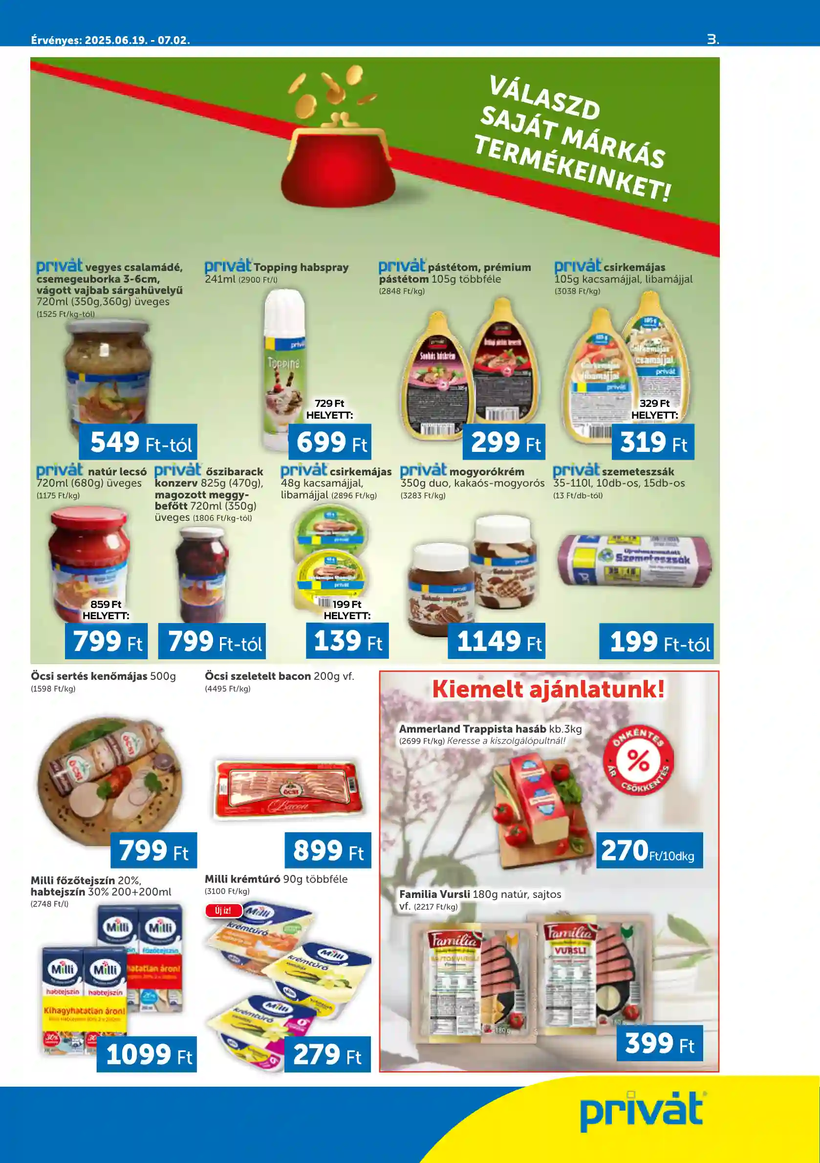 PRIVAT AKCIÓS ÚJSÁG 25. HÉT  (3 oldal)