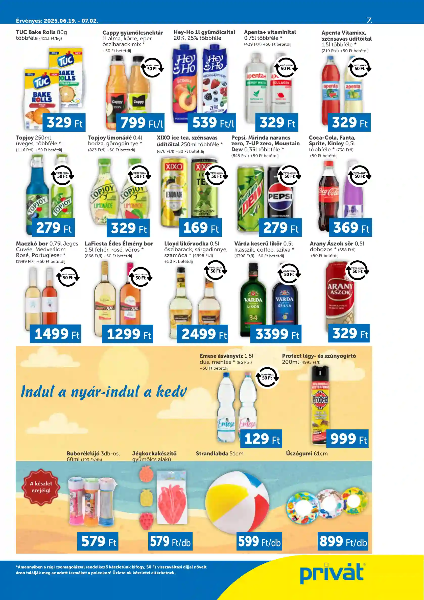 PRIVAT AKCIÓS ÚJSÁG 25. HÉT  (7 oldal)