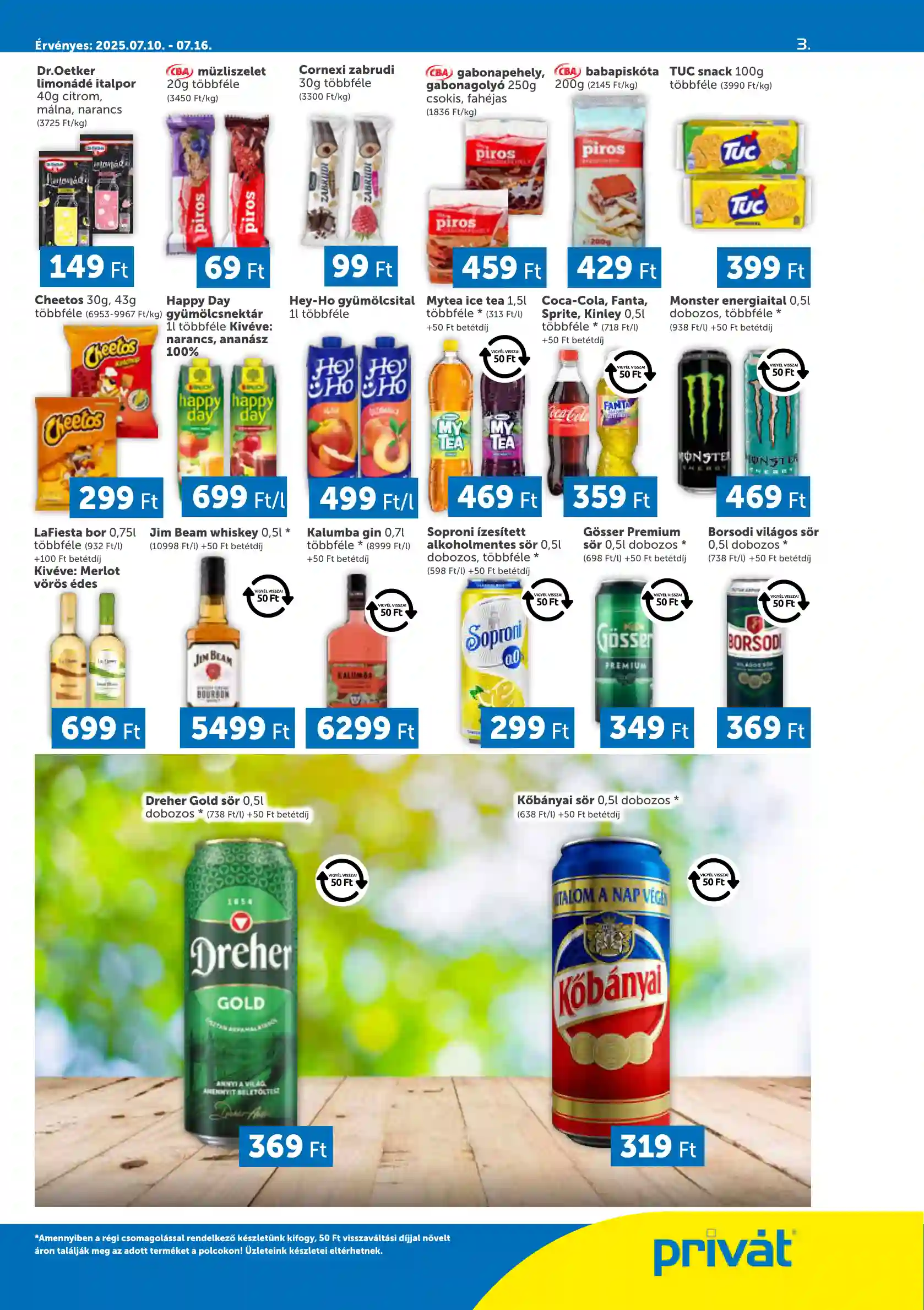 PRIVAT AKCIÓS ÚJSÁG 28. HÉT  (3 oldal)