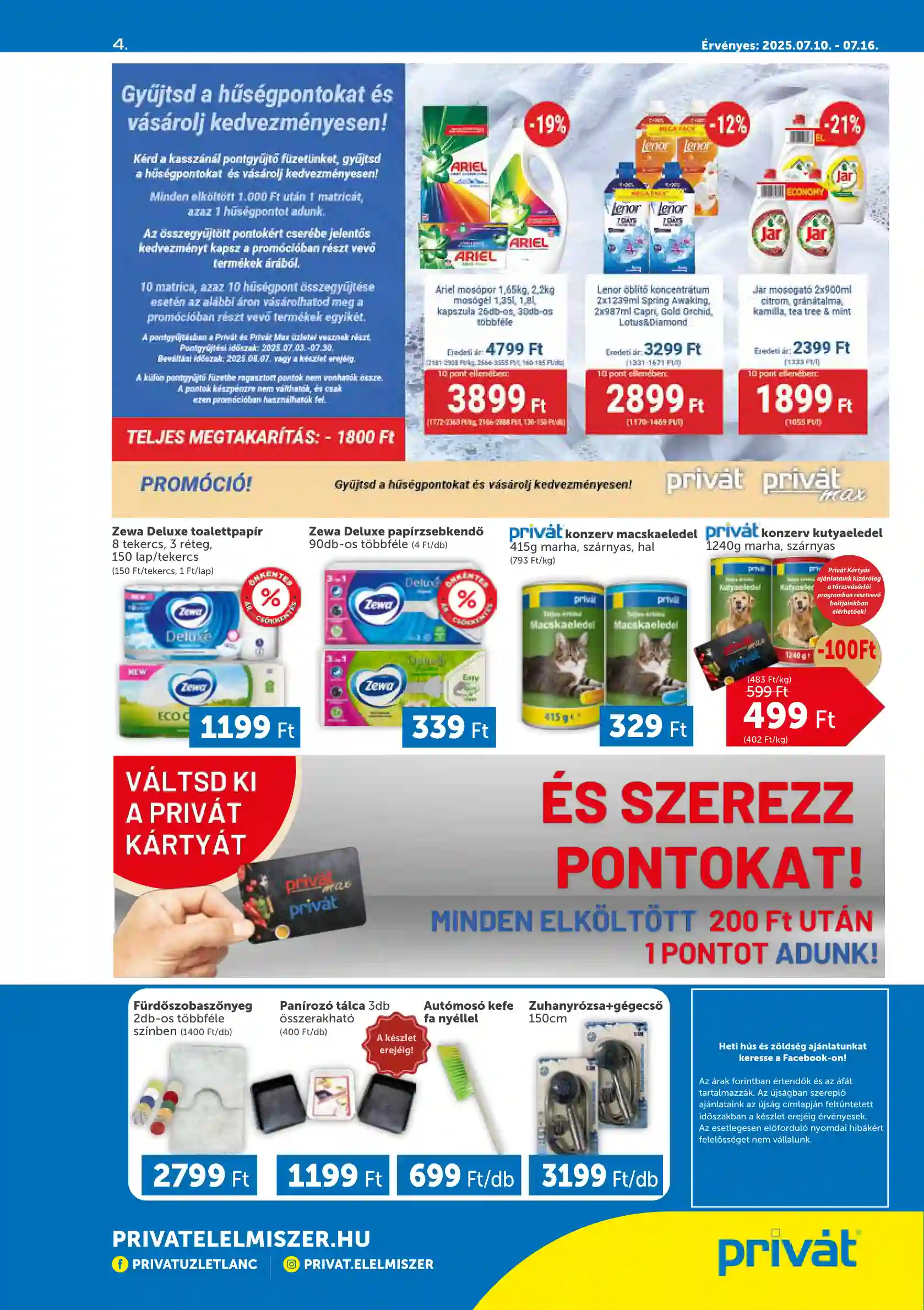 PRIVAT AKCIÓS ÚJSÁG 28. HÉT  (4 oldal)
