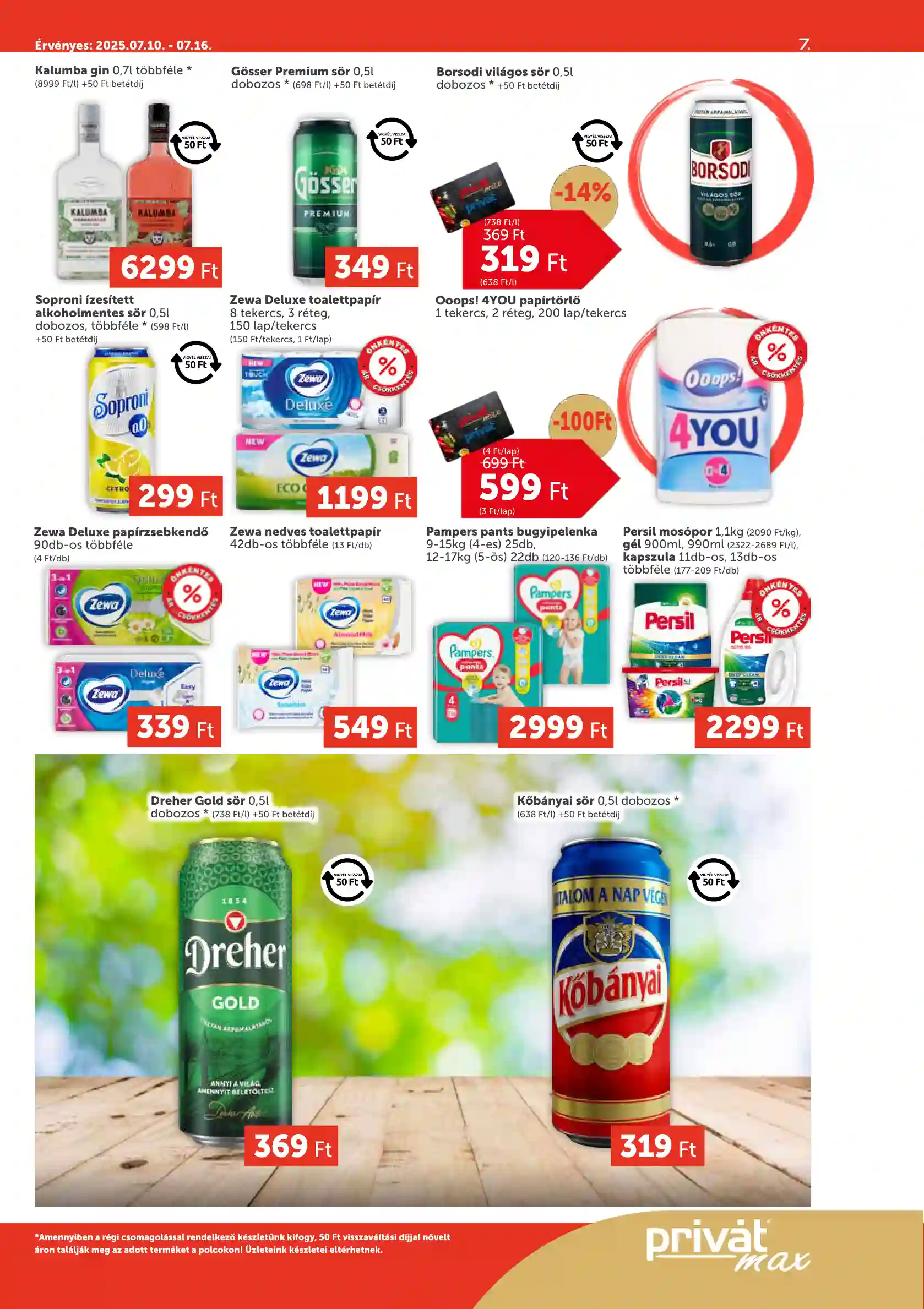 PRIVAT AKCIÓS ÚJSÁG 28. HÉT  (7 oldal)