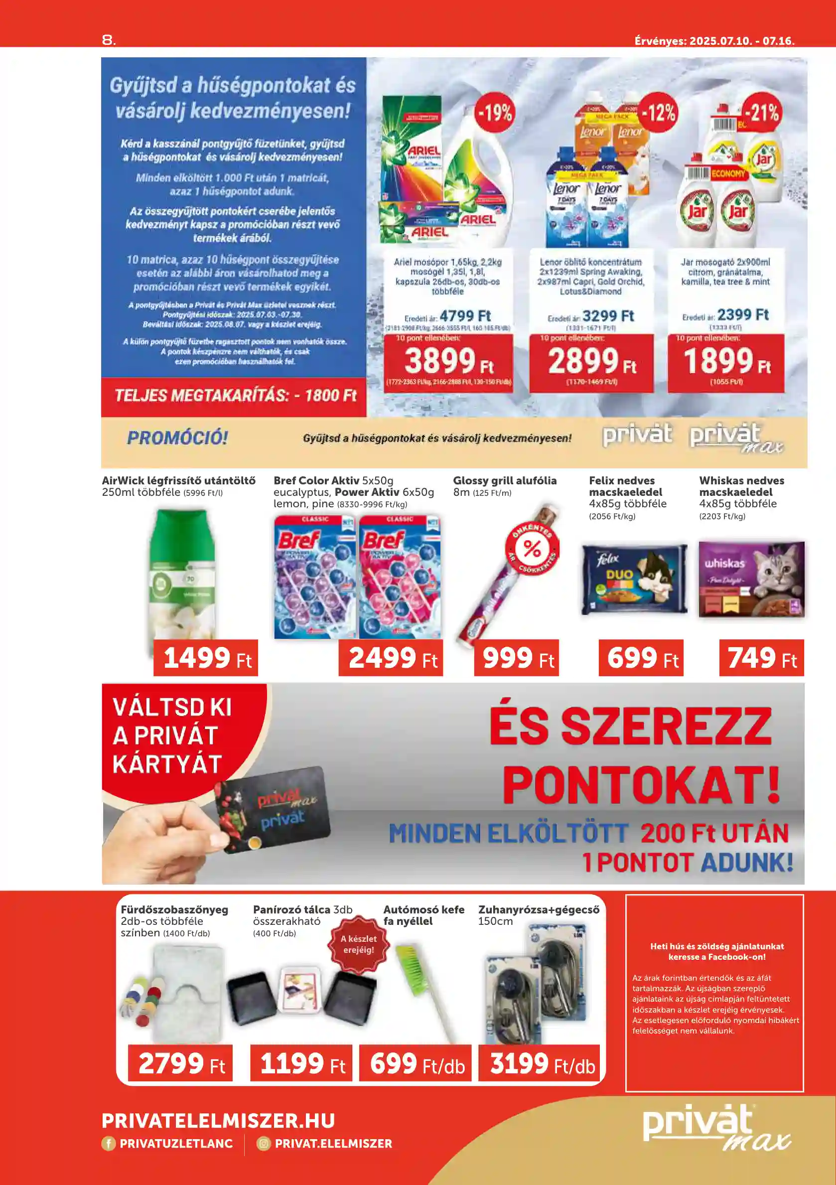 PRIVAT AKCIÓS ÚJSÁG 28. HÉT  (8 oldal)