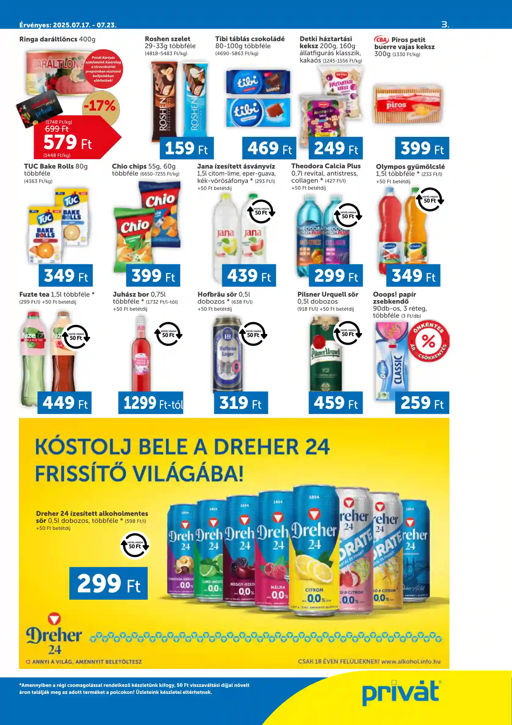 PRIVAT AKCIÓS ÚJSÁG 29. HÉT  (3 oldal)