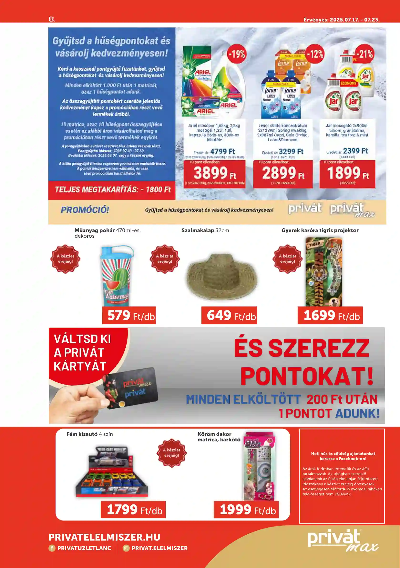 PRIVAT AKCIÓS ÚJSÁG 29. HÉT  (8 oldal)