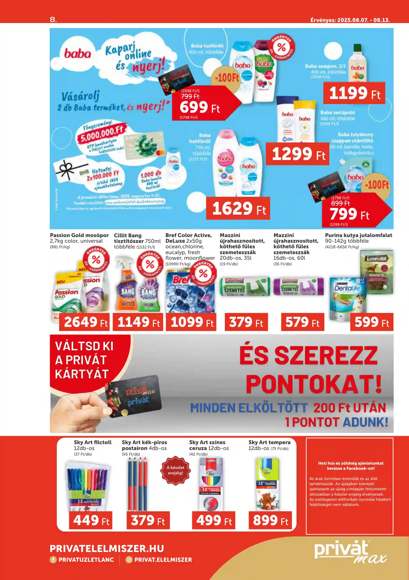 PRIVAT AKCIÓS ÚJSÁG 32. HÉT  (8 oldal)