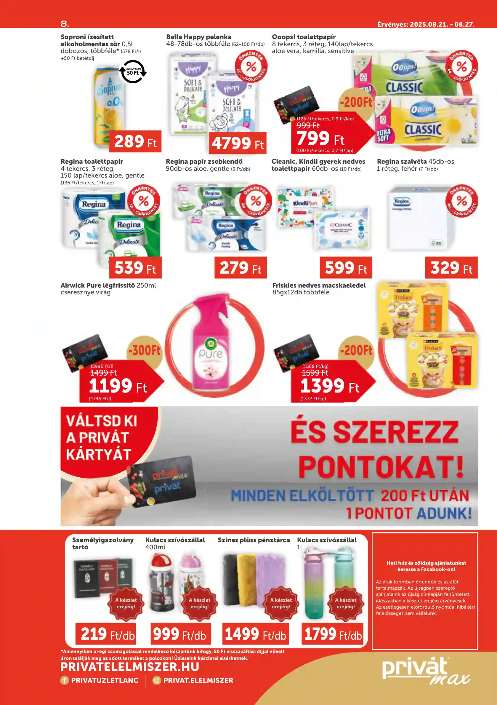 PRIVAT AKCIÓS ÚJSÁG 34. HÉT  (8 oldal)