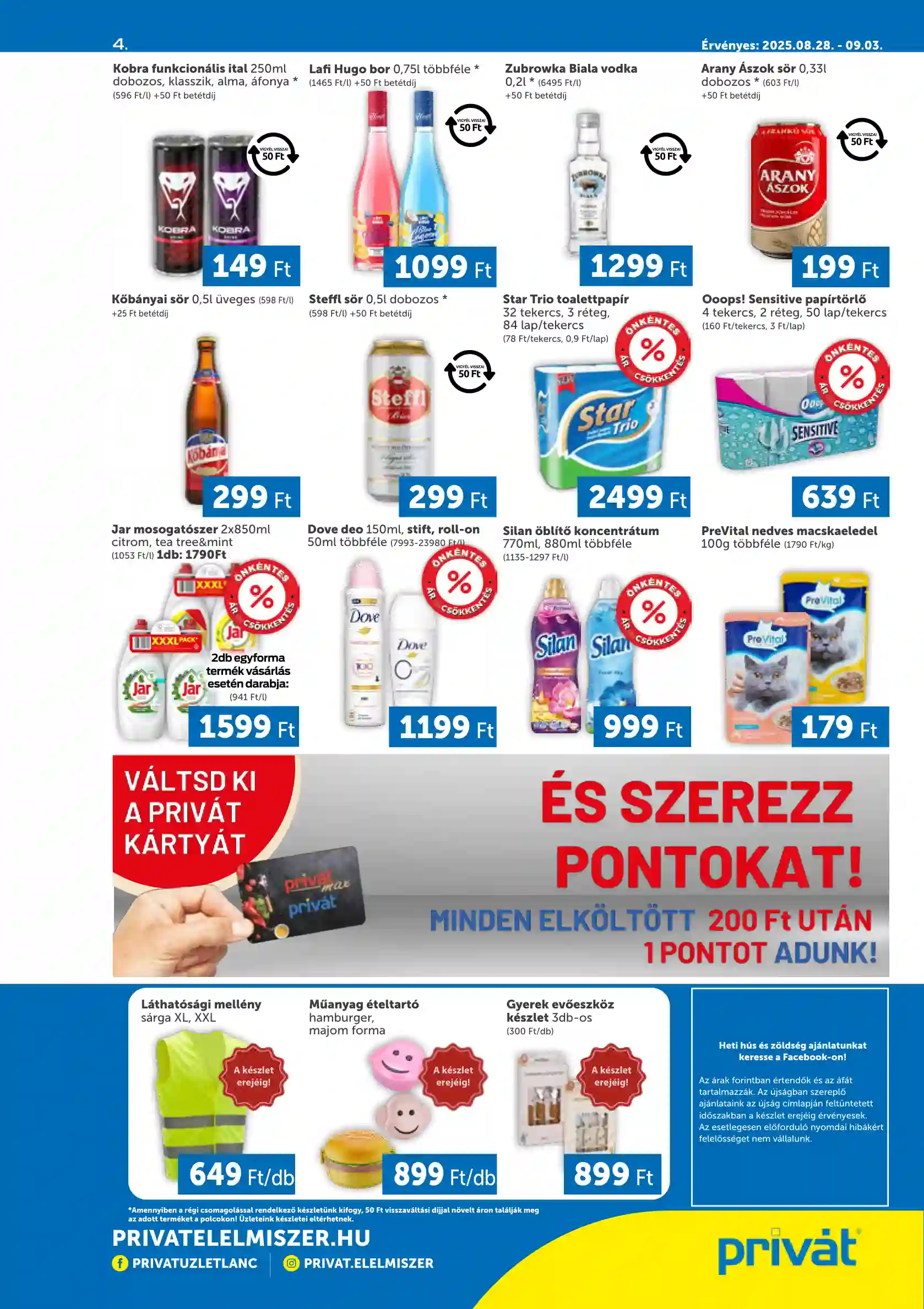PRIVAT AKCIÓS ÚJSÁG 35. HÉT  (4 oldal)