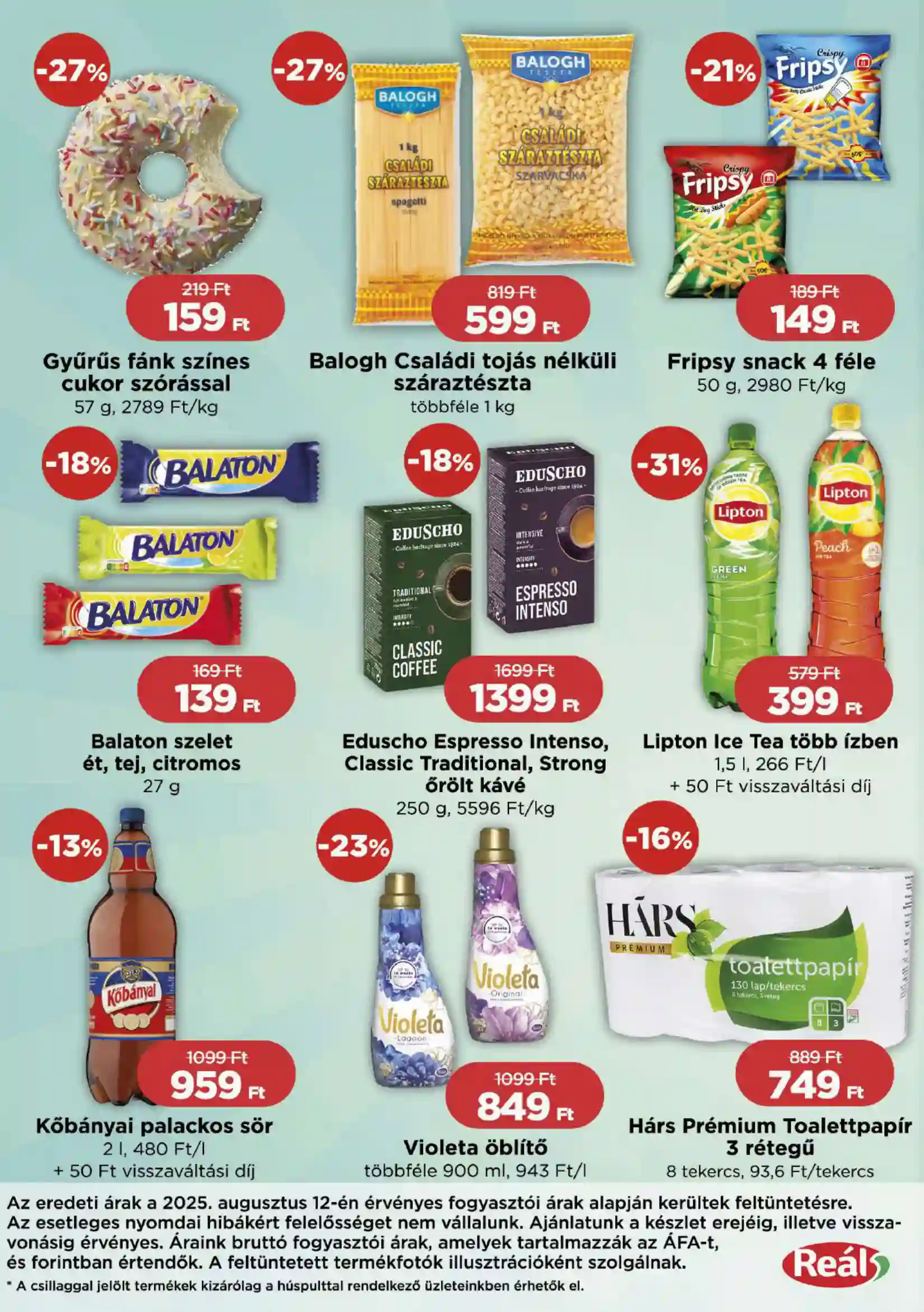 REAL AKCIÓS ÚJSÁG 34. HÉT  (2 oldal)