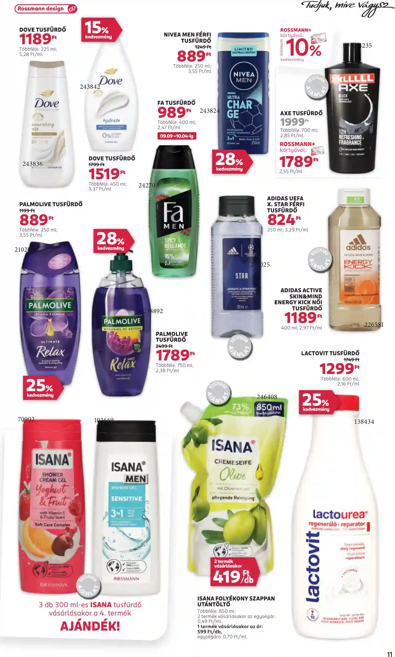 Rossmann akciós újság 37. hét (3 oldal)