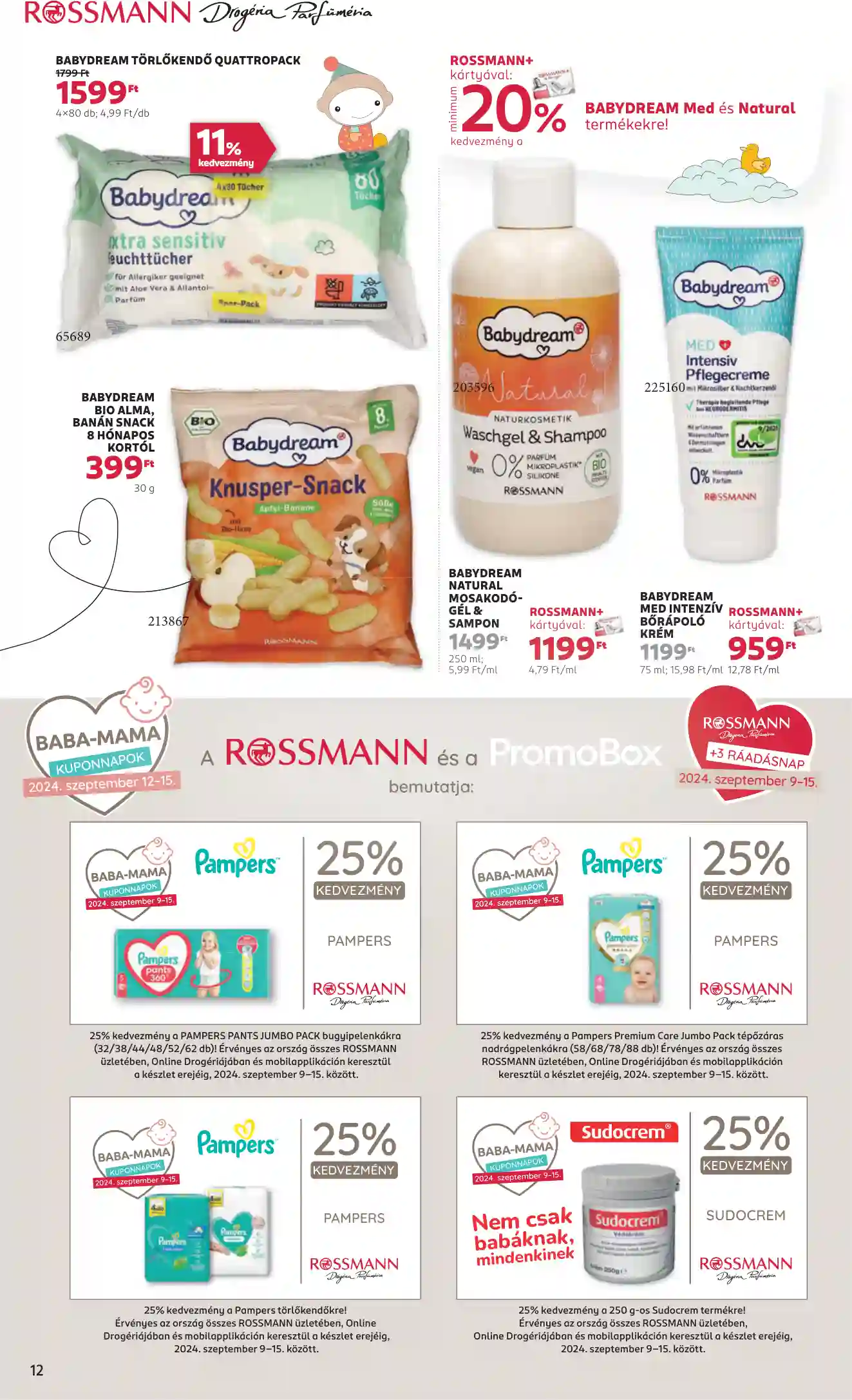 Rossmann akciós újság 37. hét (4 oldal)