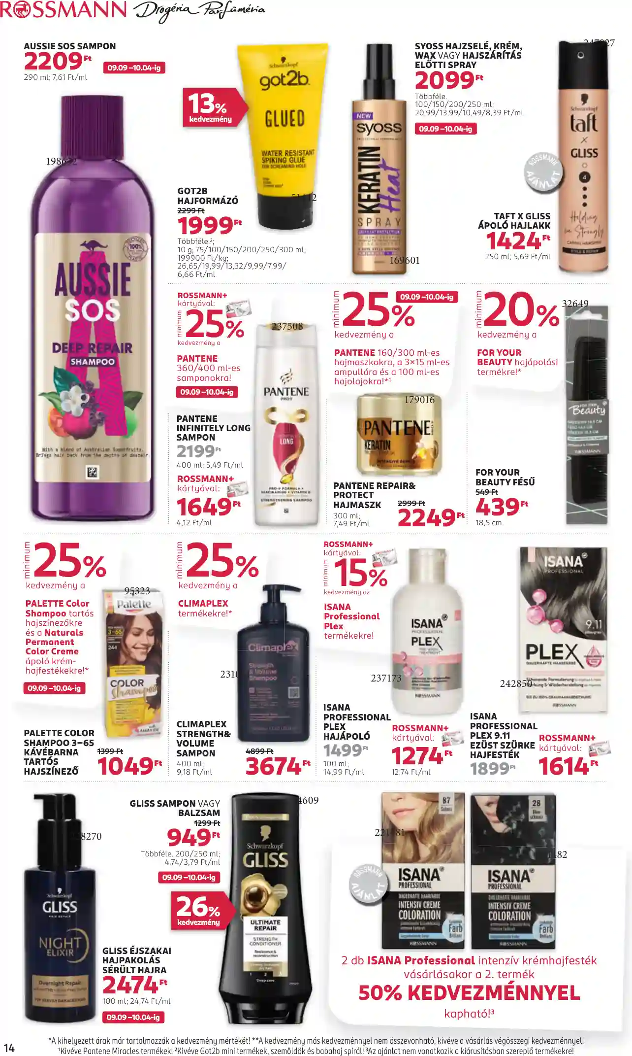 Rossmann akciós újság 37. hét (8 oldal)
