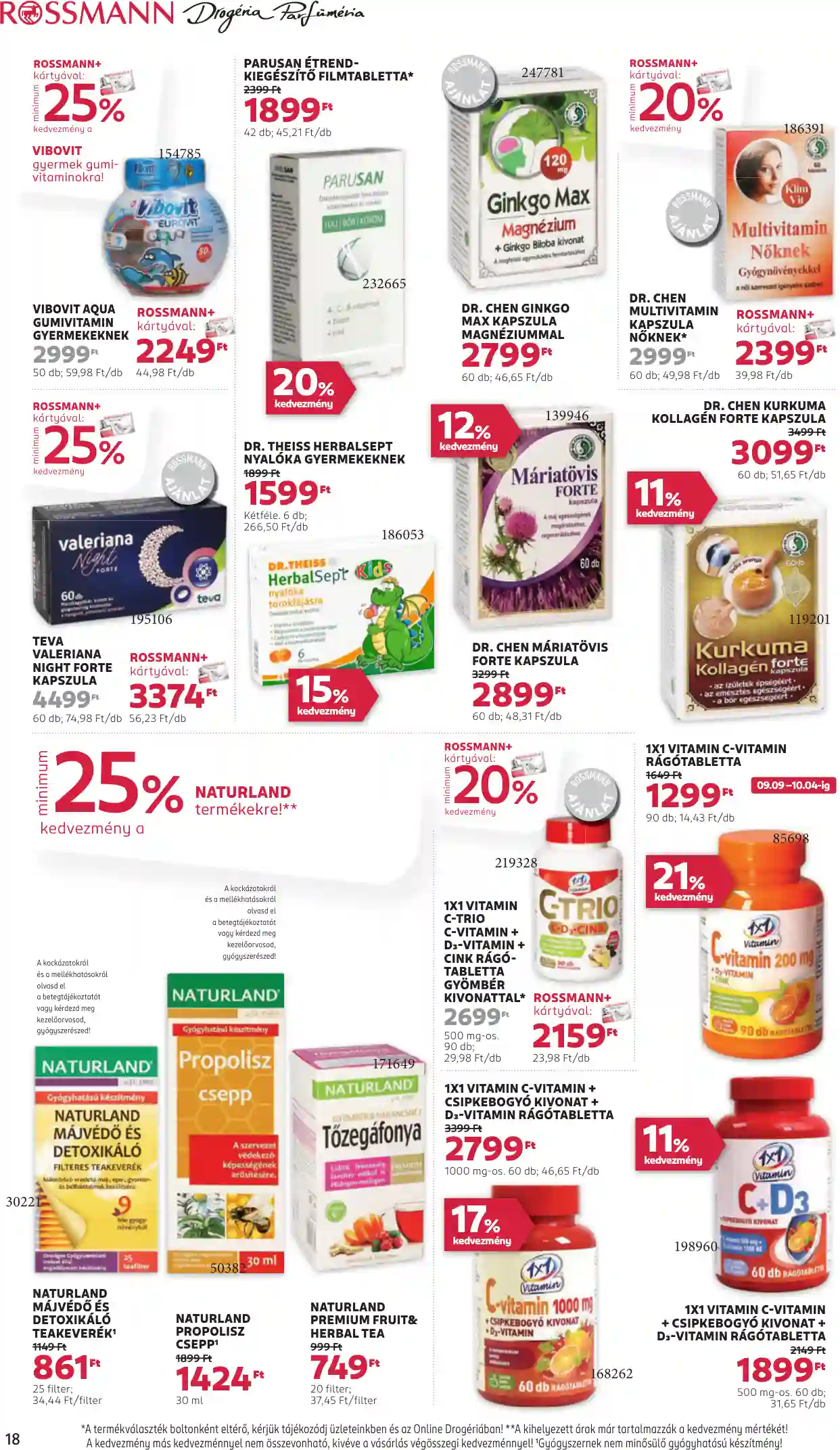 Rossmann akciós újság 37. hét (12 oldal)