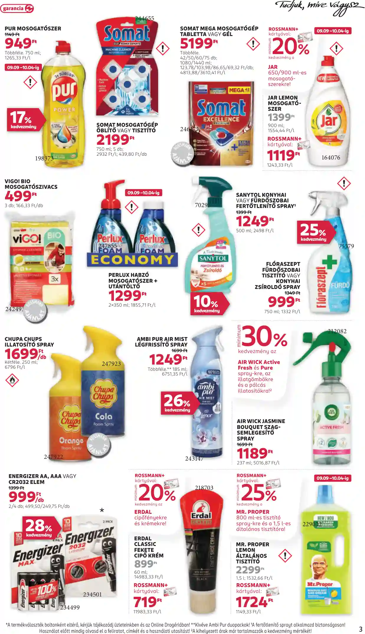 Rossmann akciós újság 37. hét (13 oldal)