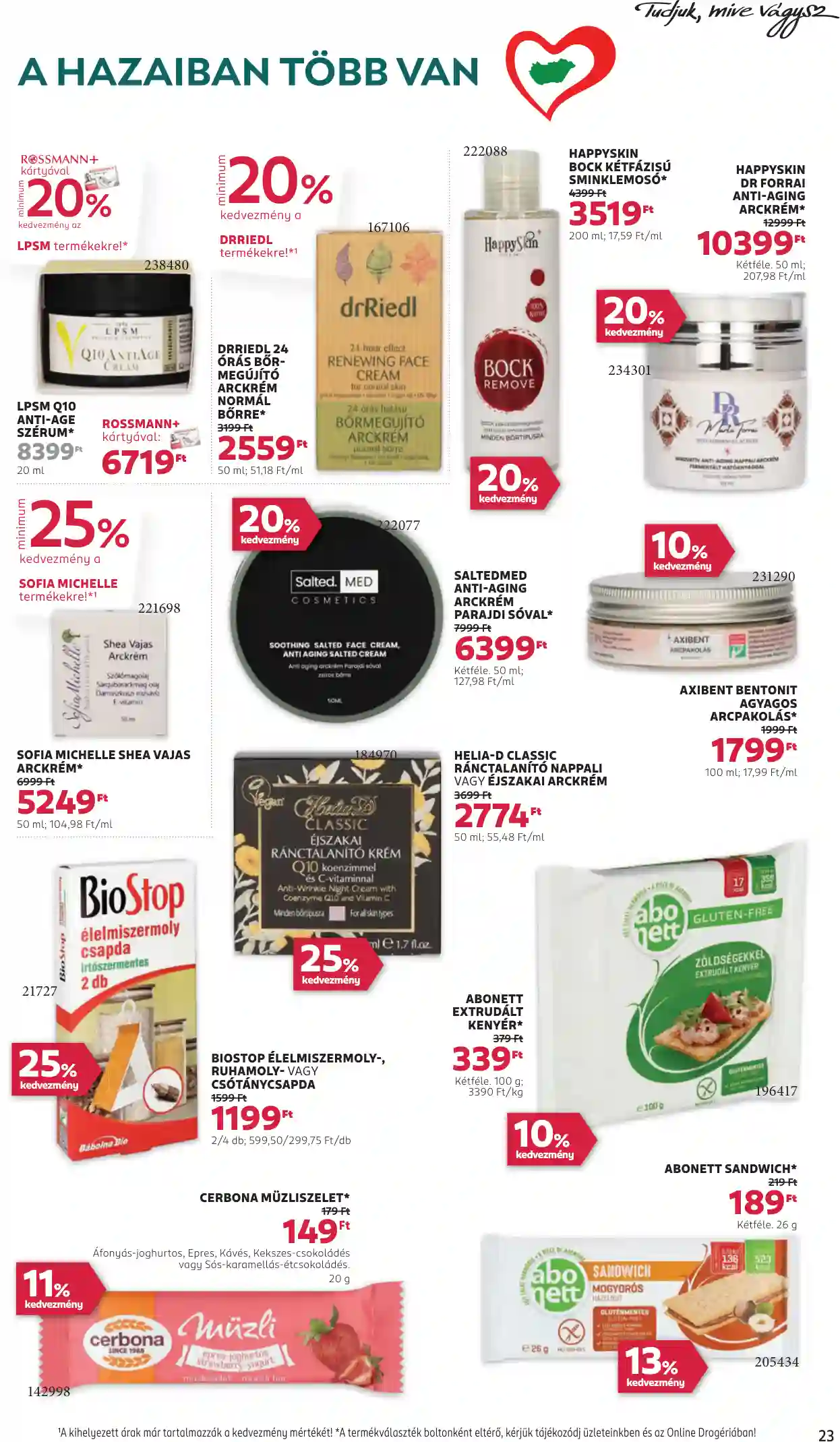 Rossmann akciós újság 37. hét (18 oldal)