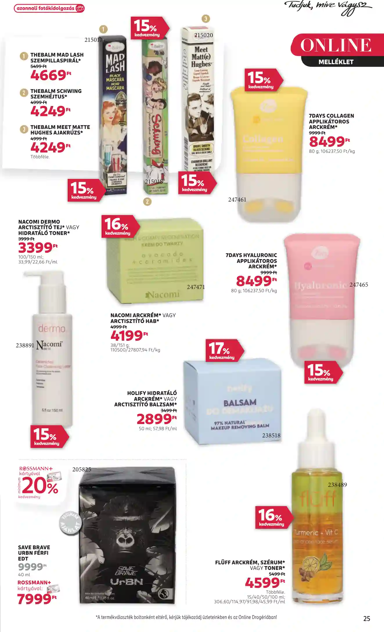 Rossmann akciós újság 37. hét (20 oldal)