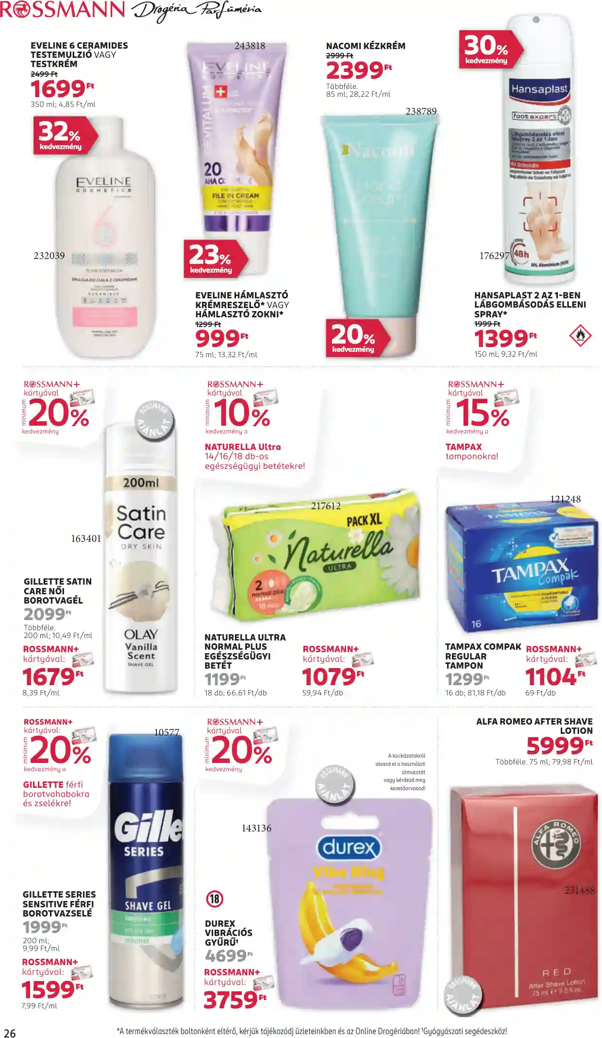 Rossmann akciós újság 37. hét (21 oldal)