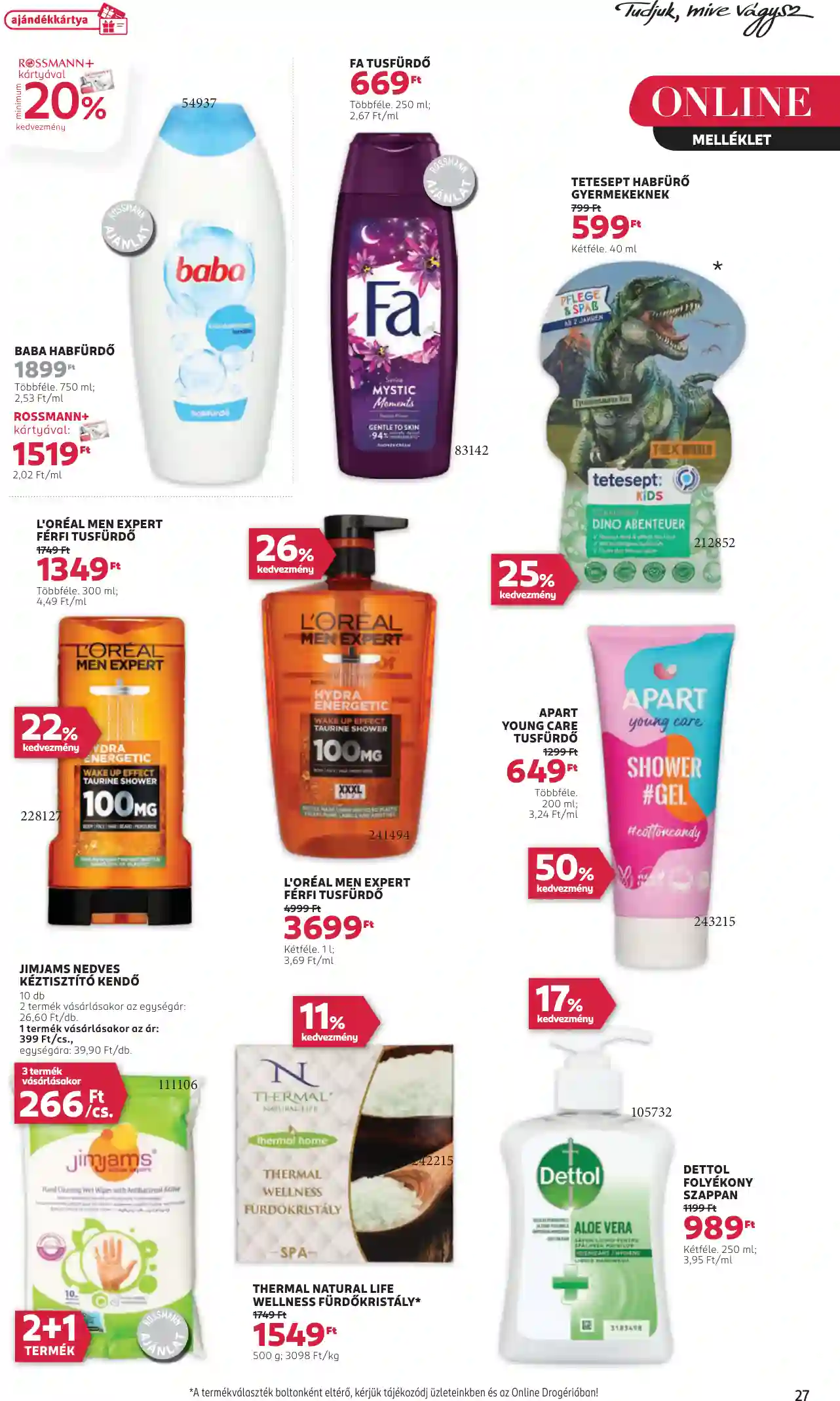 Rossmann akciós újság 37. hét (22 oldal)