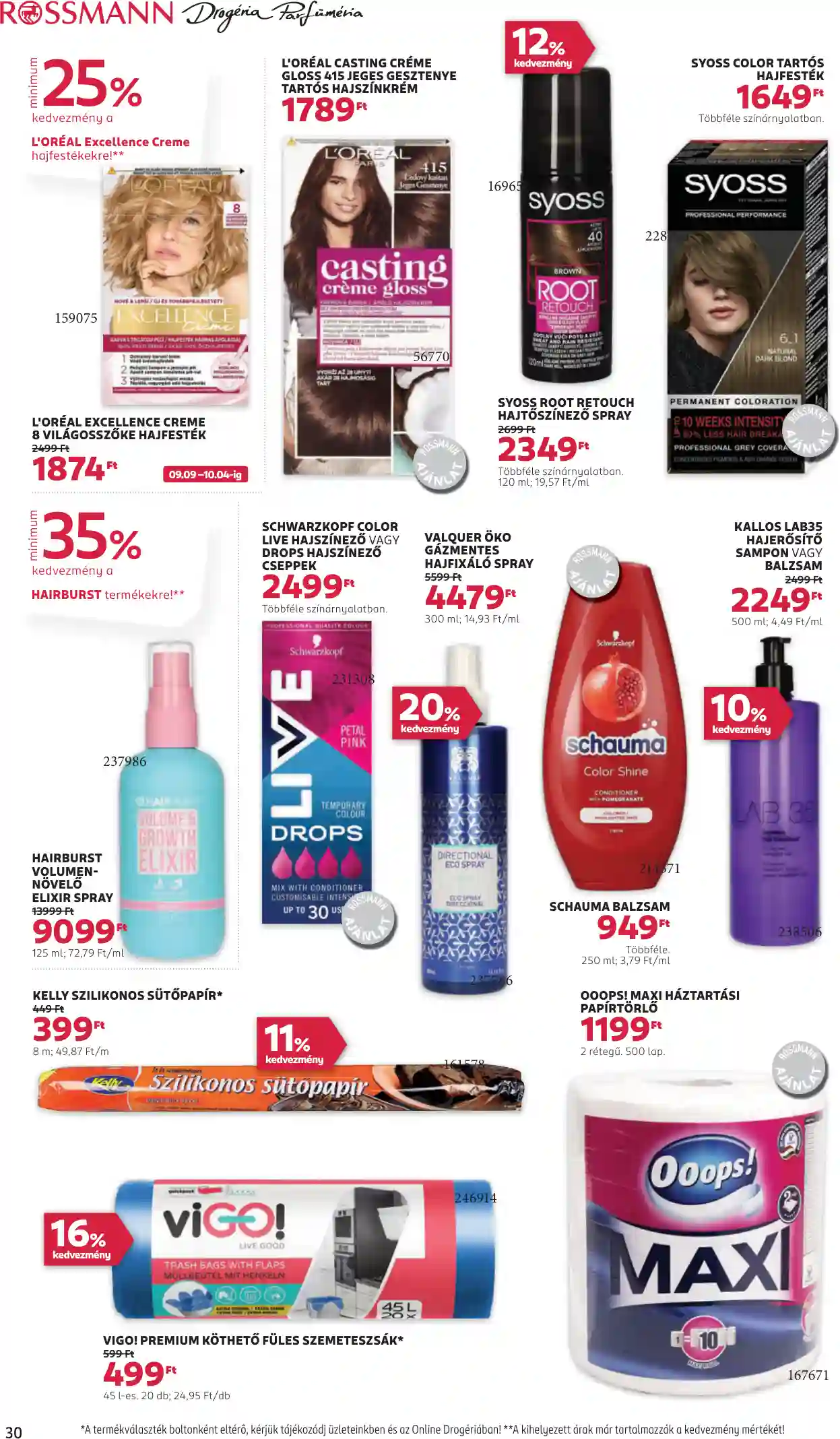 Rossmann akciós újság 37. hét (26 oldal)