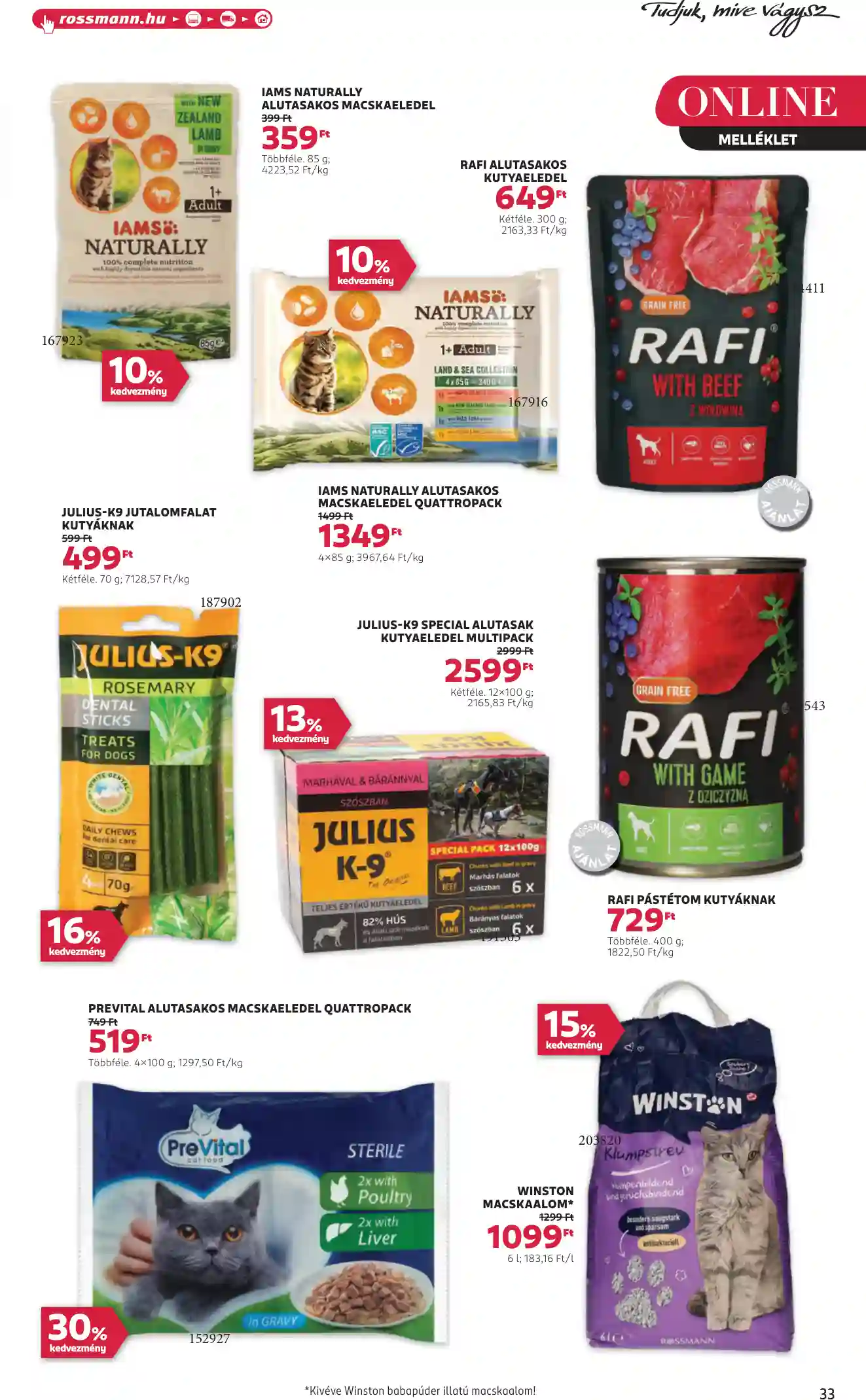 Rossmann akciós újság 37. hét (29 oldal)