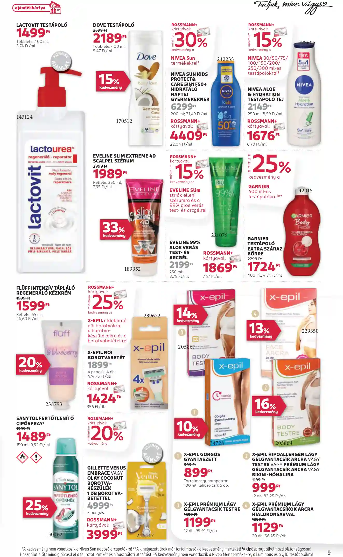 Rossmann akciós újság 37. hét (39 oldal)